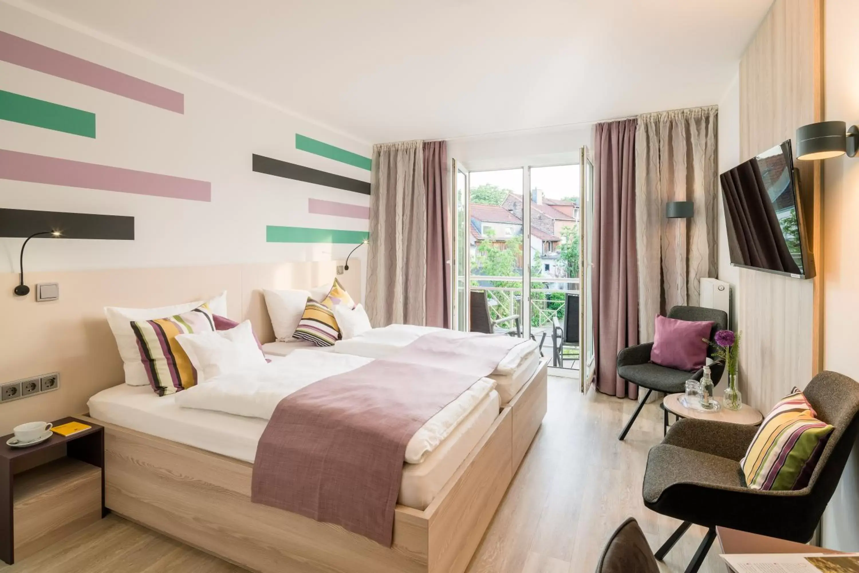 Double Room with Balcony in Hotel Blumlage Double Room with Balcony in Hotel Blumlage