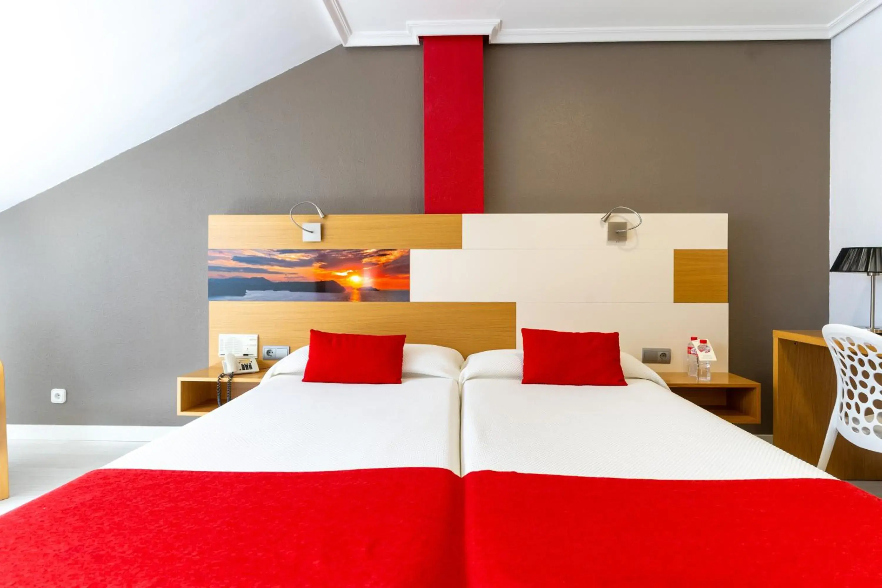 Twin Room with Extra Bed (2 Adults + 1 Child) in Chateau La Roca Twin Room with Extra Bed (2 Adults + 1 Child) in Chateau La Roca