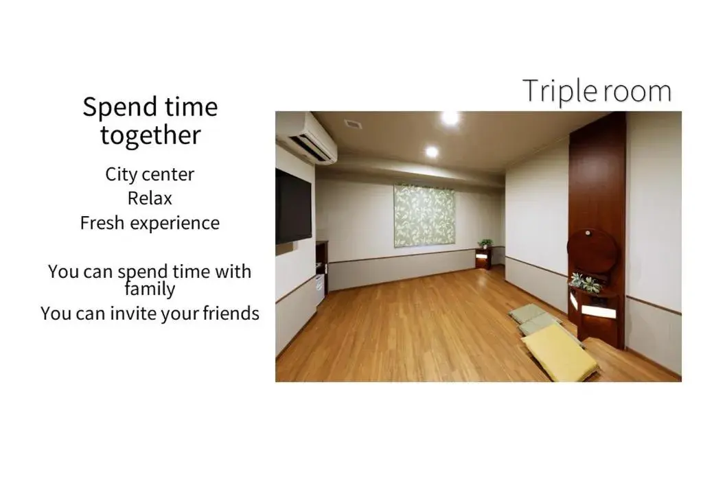 Triple Room in Hotel Meldia Osaka Higobashi Triple Room in Hotel Meldia Osaka Higobashi