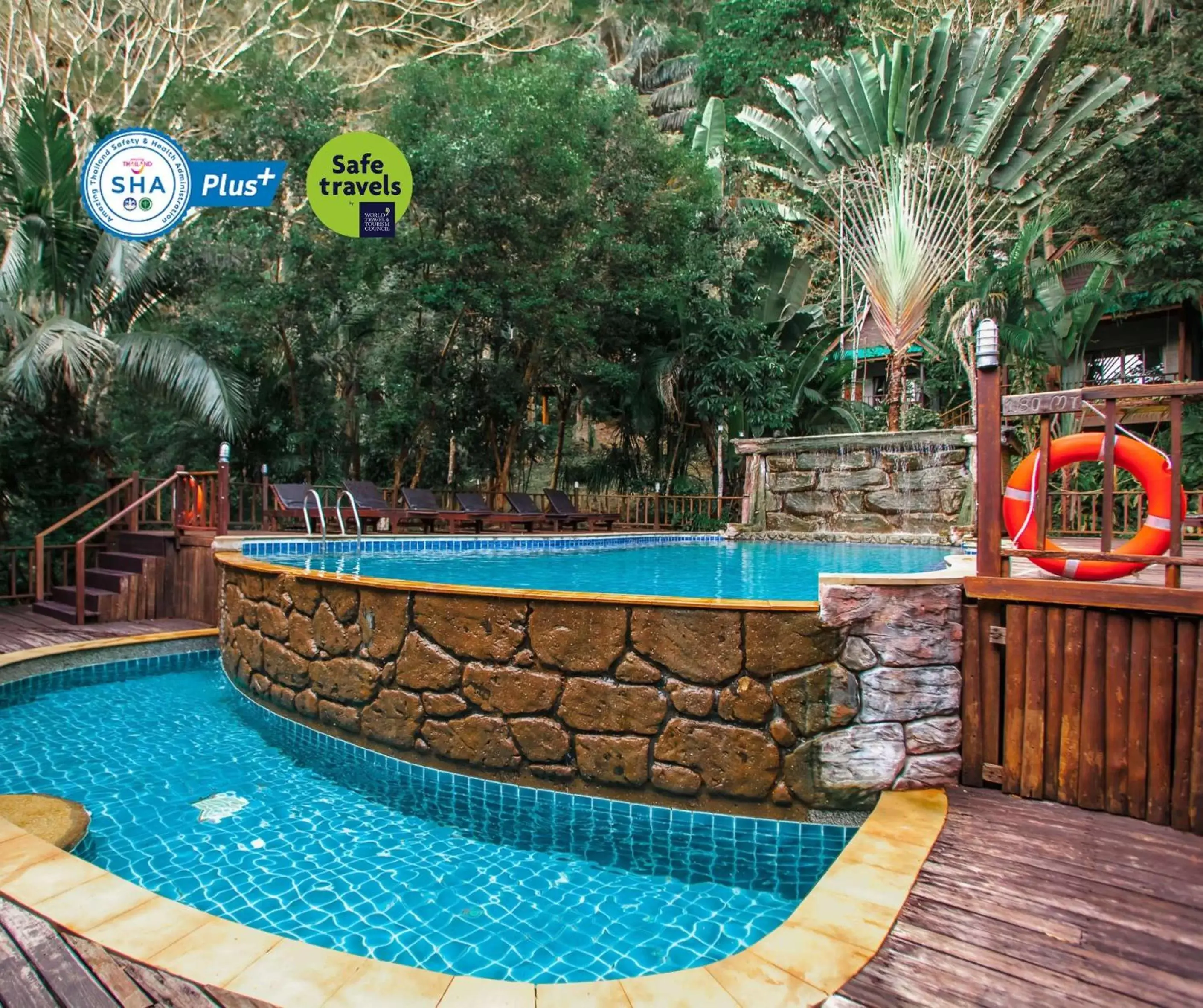 Swimming Pool in Aonang Cliff View Resort SHA Extra Plus Swimming Pool in Aonang Cliff View Resort SHA Extra Plus