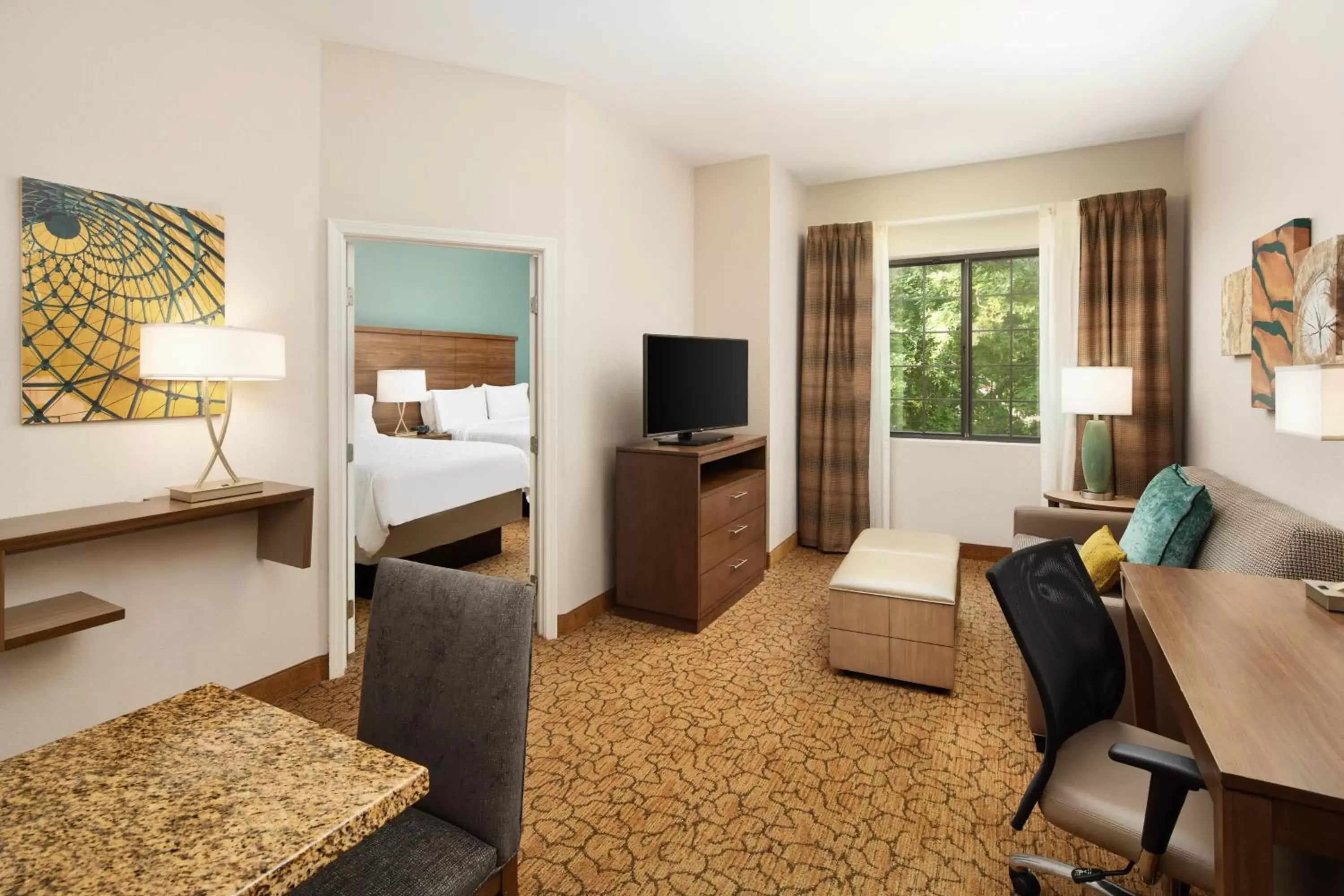 One-Bedroom Suite with Two Double Beds in Staybridge Suites Of Durham - Chapel Hill - RTP by IHG One-Bedroom Suite with Two Double Beds in Staybridge Suites Of Durham - Chapel Hill - RTP by IHG