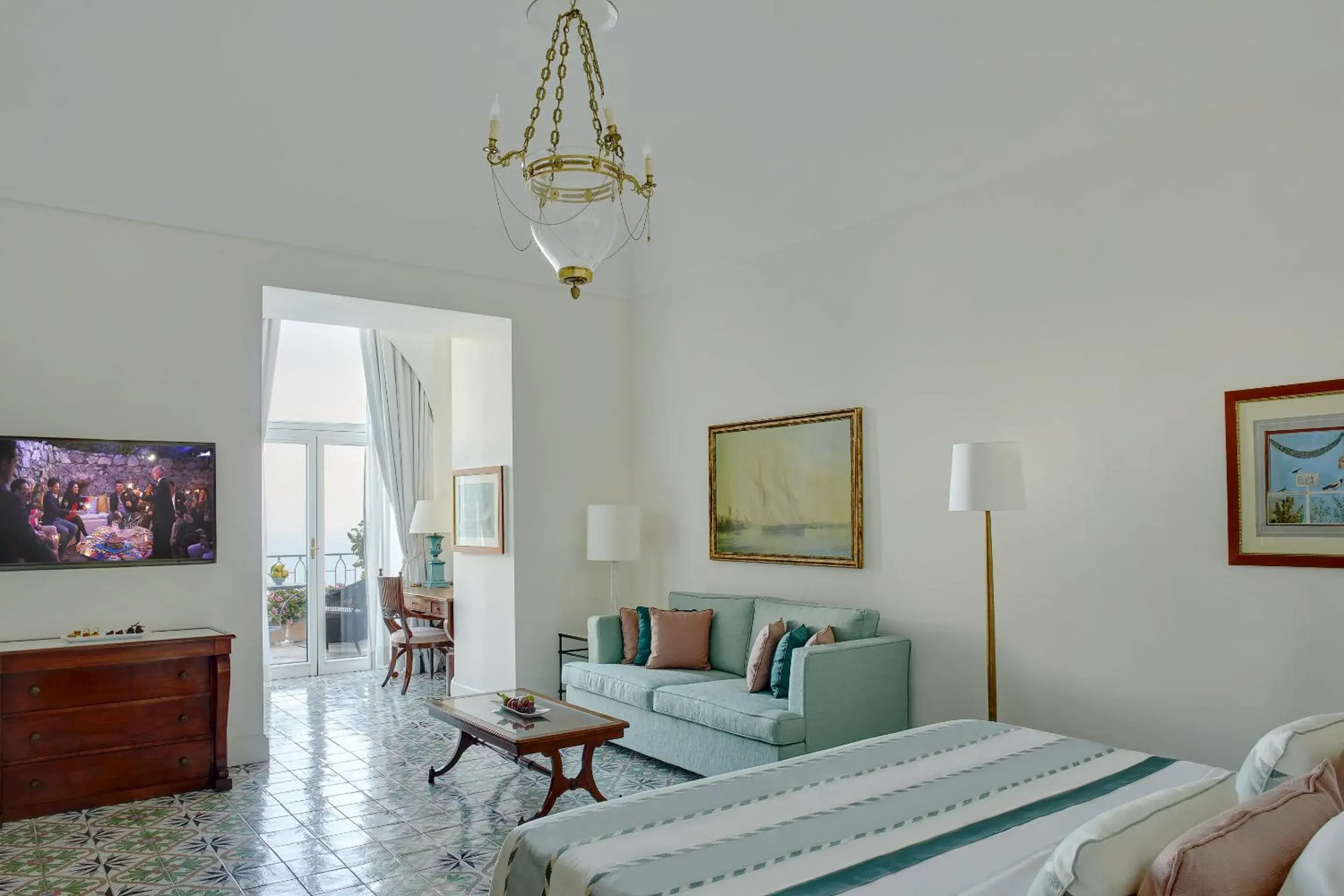 Superior Junior Suite with Garden and Sea View in Caruso, A Belmond Hotel, Amalfi Coast Superior Junior Suite with Garden and Sea View in Caruso, A Belmond Hotel, Amalfi Coast
