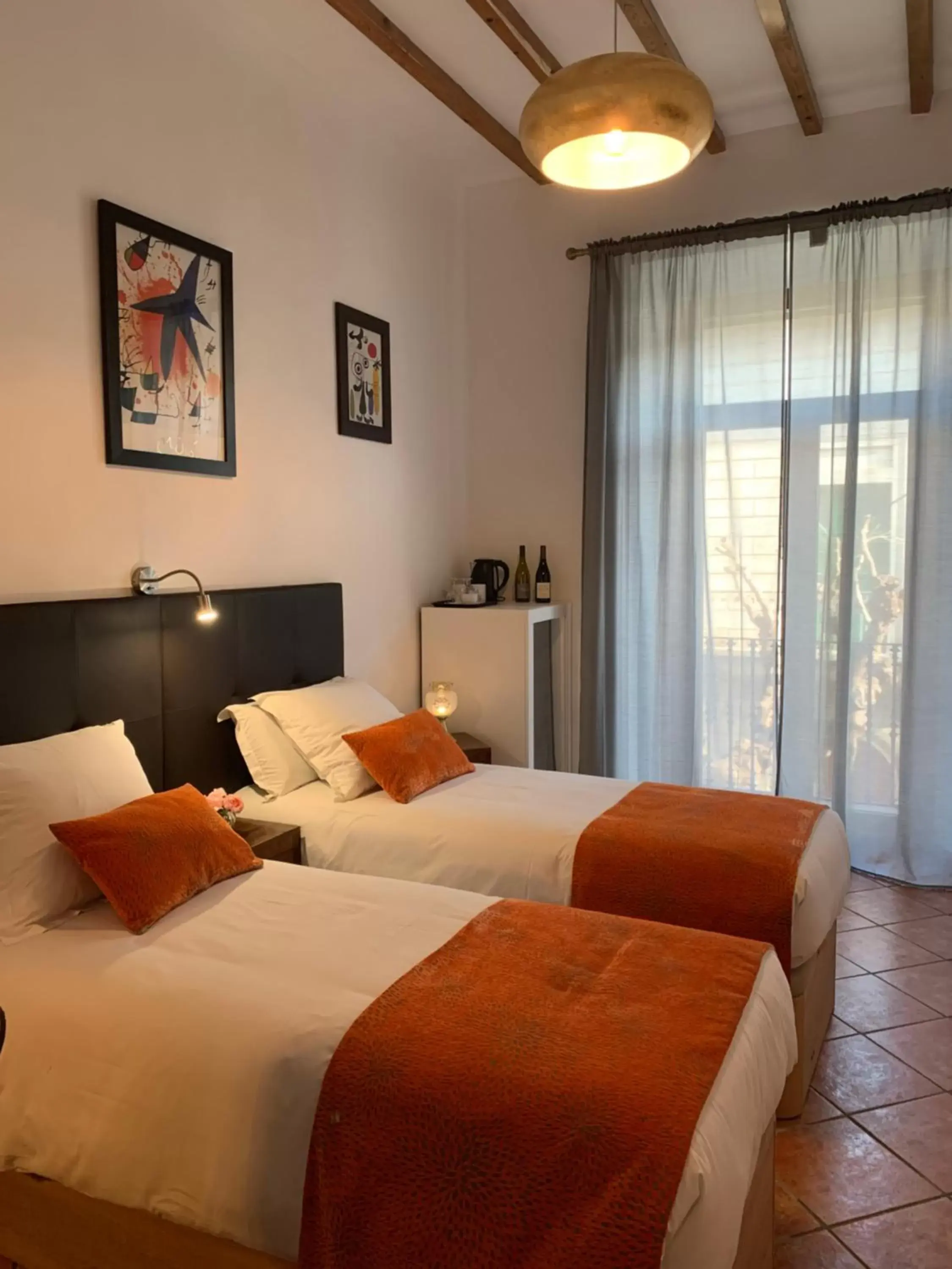 Twin Room with Balcony in Hotel Casa Bougainvillea Twin Room with Balcony in Hotel Casa Bougainvillea