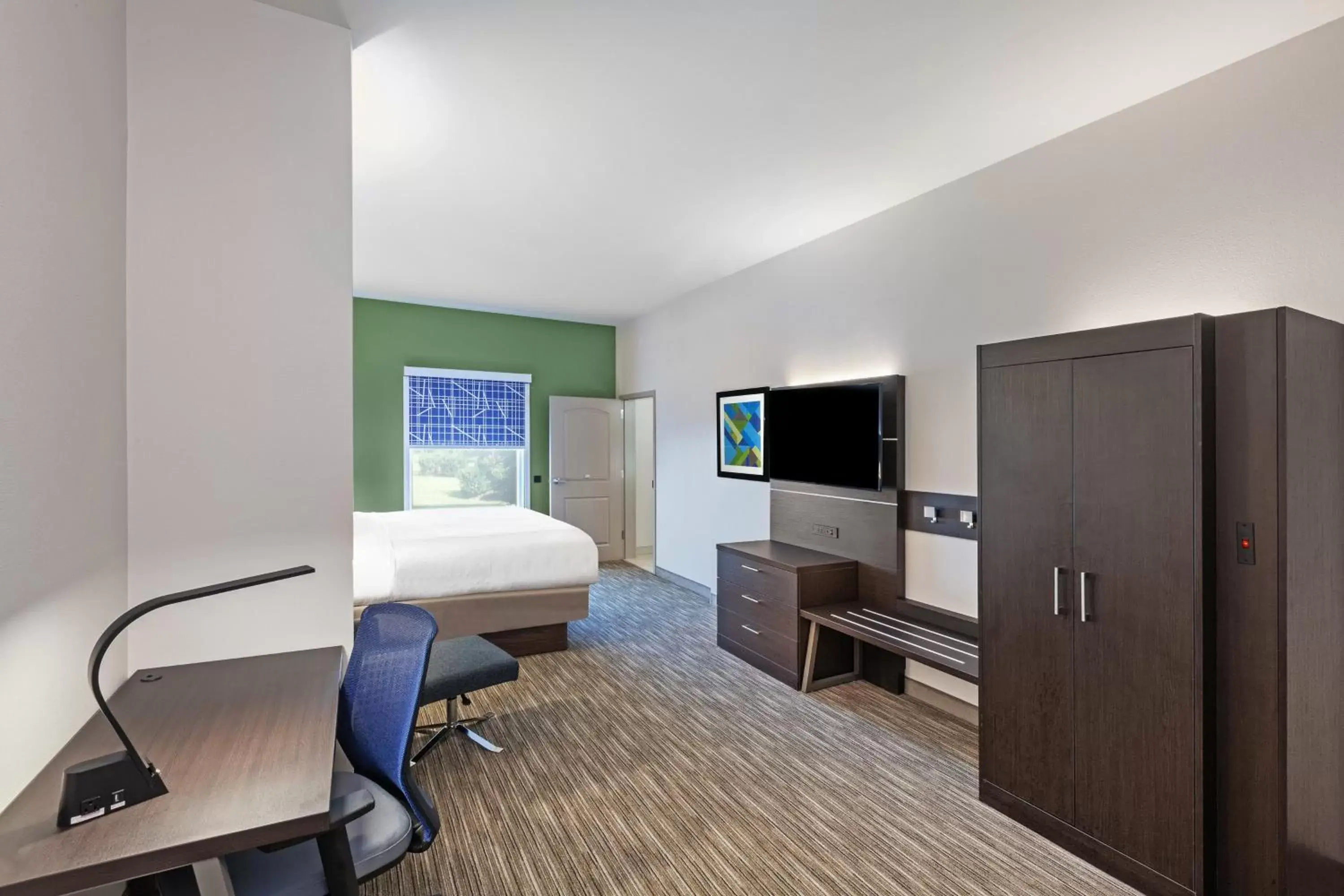 King Room - Hearing Accessible - Roll-in Shower in Holiday Inn Express & Suites Baton Rouge East, an IHG Hotel King Room - Hearing Accessible - Roll-in Shower in Holiday Inn Express & Suites Baton Rouge East, an IHG Hotel