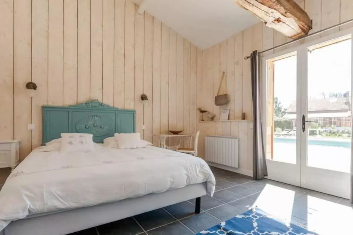 Triple Room with Pool View in Domaine de la grange Triple Room with Pool View in Domaine de la grange