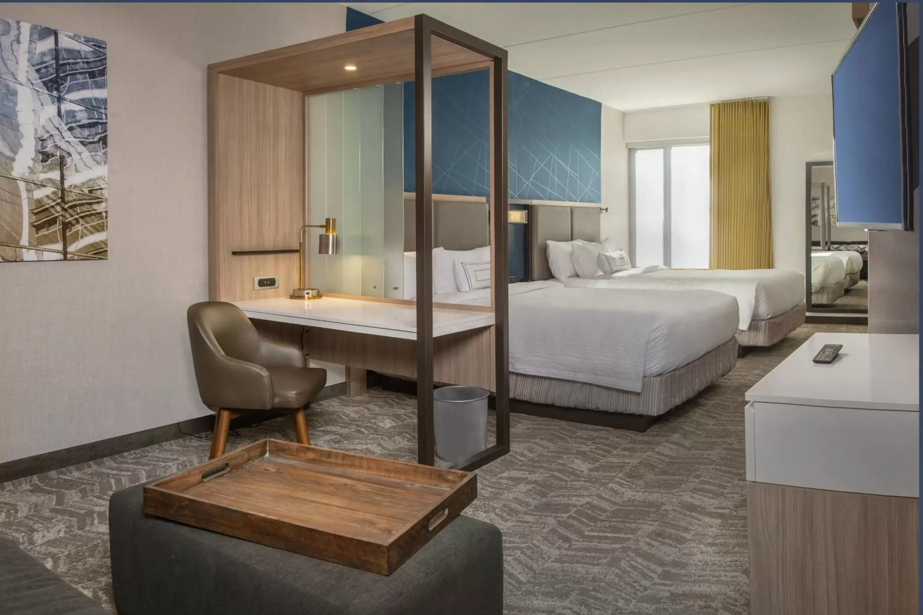 Suite with Two Queen Beds and Sofa Bed - Hearing Accessible in SpringHill Suites by Marriott Gainesville Haymarket Suite with Two Queen Beds and Sofa Bed - Hearing Accessible in SpringHill Suites by Marriott Gainesville Haymarket