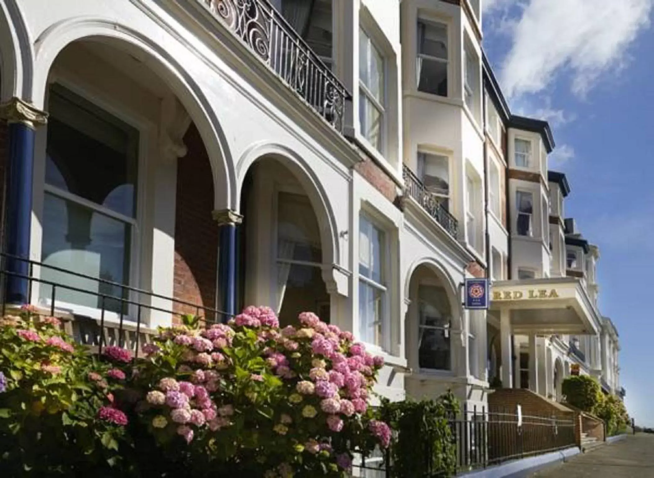 Patio in The Red Lea Hotel Patio in The Red Lea Hotel