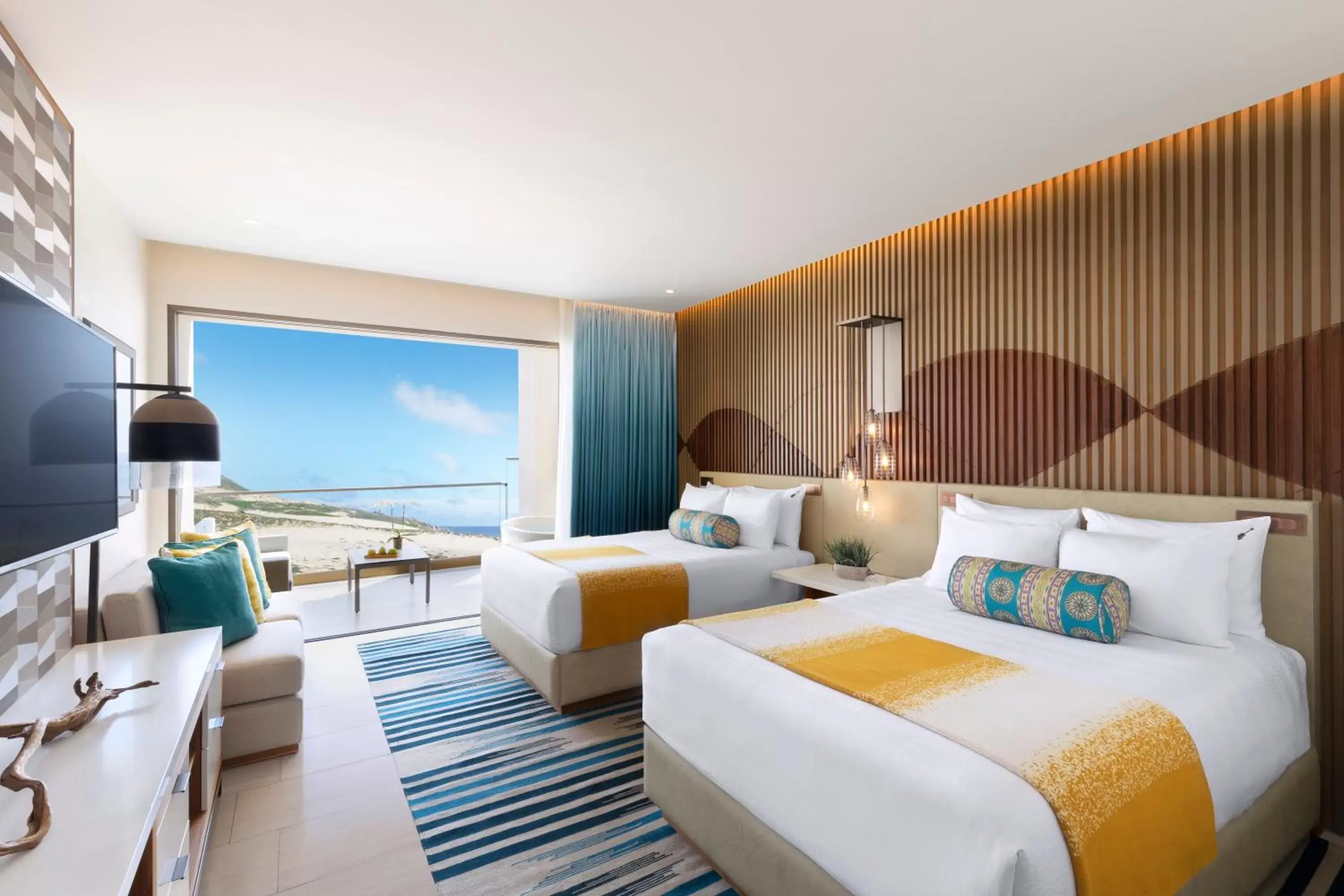 Deluxe Platinum Two Queen beds in Hard Rock Hotel Los Cabos Deluxe Platinum Two Queen beds in Hard Rock Hotel Los Cabos