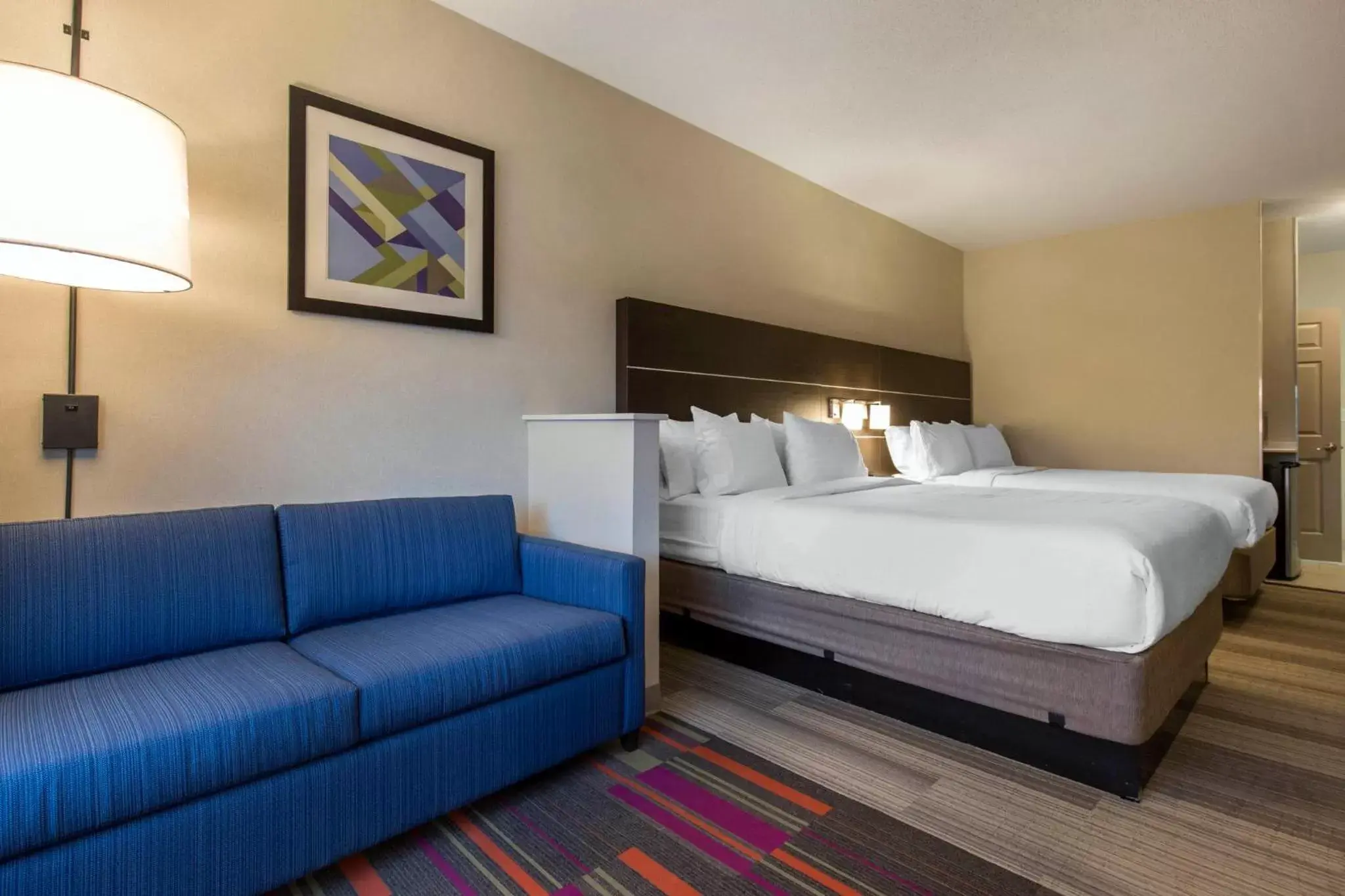 Two Queen Beds Suite - Mobility Accessible Tub in Holiday Inn Express & Suites Chicago West - St Charles by IHG Two Queen Beds Suite - Mobility Accessible Tub in Holiday Inn Express & Suites Chicago West - St Charles by IHG