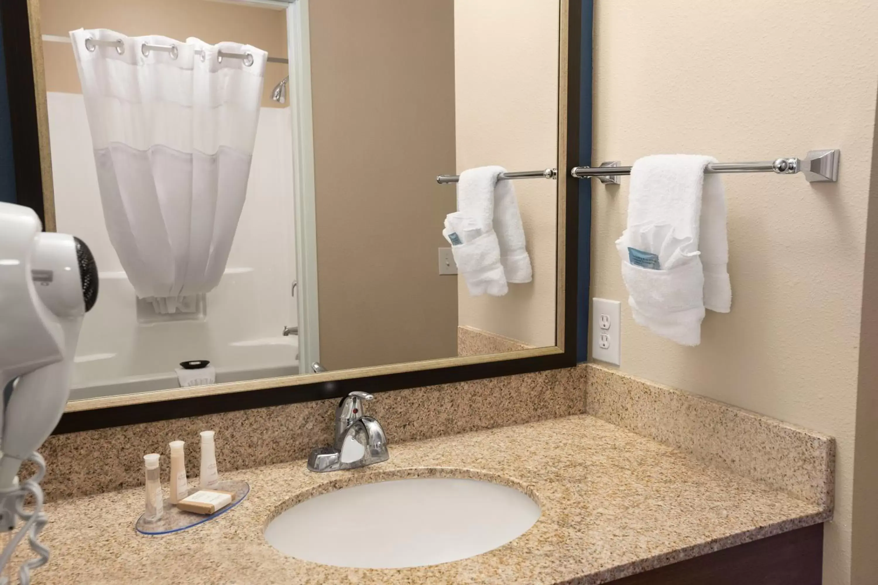 Queen Room with Two Queen Beds and Roll-In Shower - Mobility/Hearing Accessible - Non-Smoking in Baymont Inn & Suites by Wyndham Odessa Queen Room with Two Queen Beds and Roll-In Shower - Mobility/Hearing Accessible - Non-Smoking in Baymont Inn & Suites by Wyndham Odessa