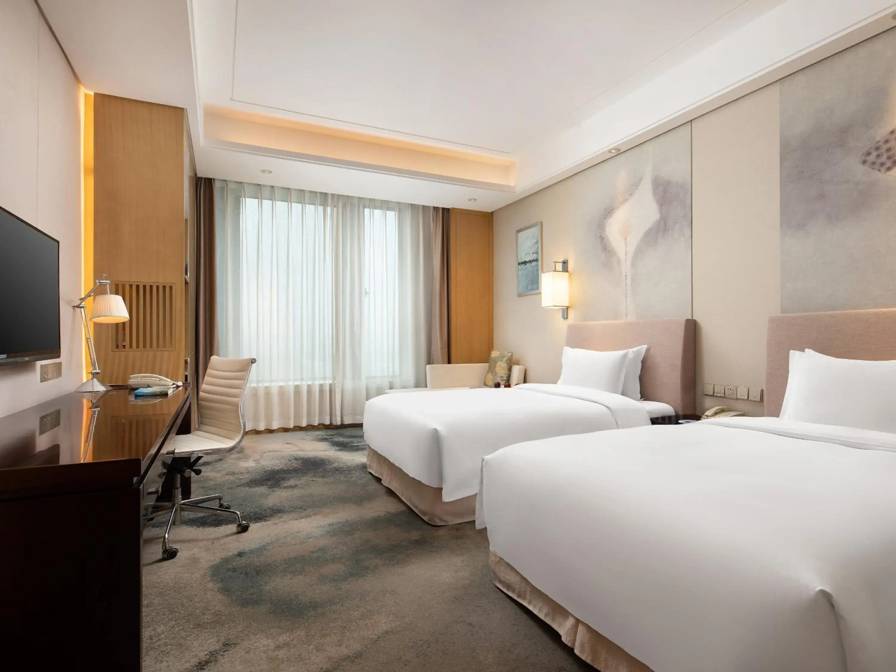 Deluxe Twin Room in Yun Hotel Wuhan Deluxe Twin Room in Yun Hotel Wuhan