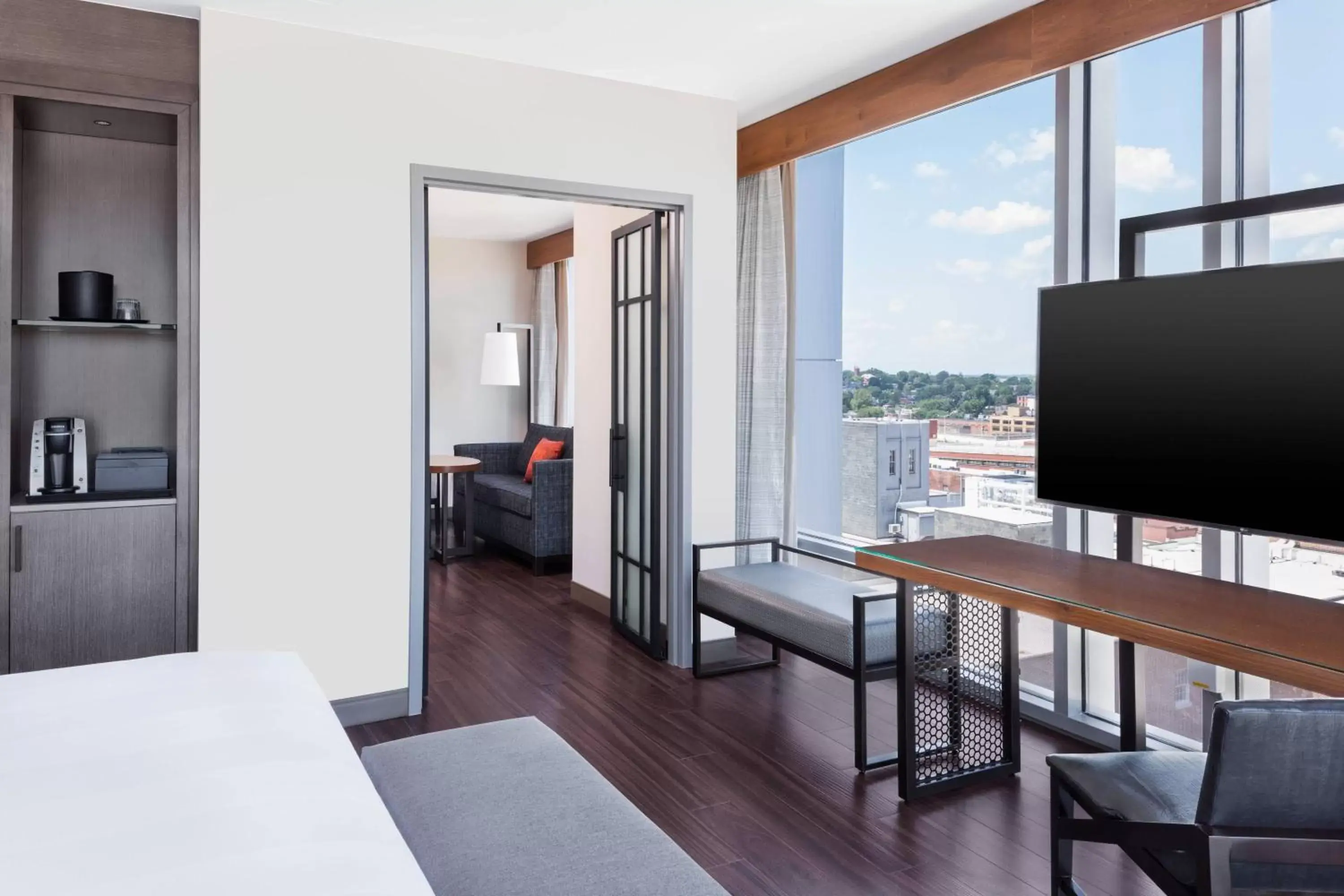 Executive Corner Suite, 1 King in Lancaster Marriott at Penn Square Executive Corner Suite, 1 King in Lancaster Marriott at Penn Square