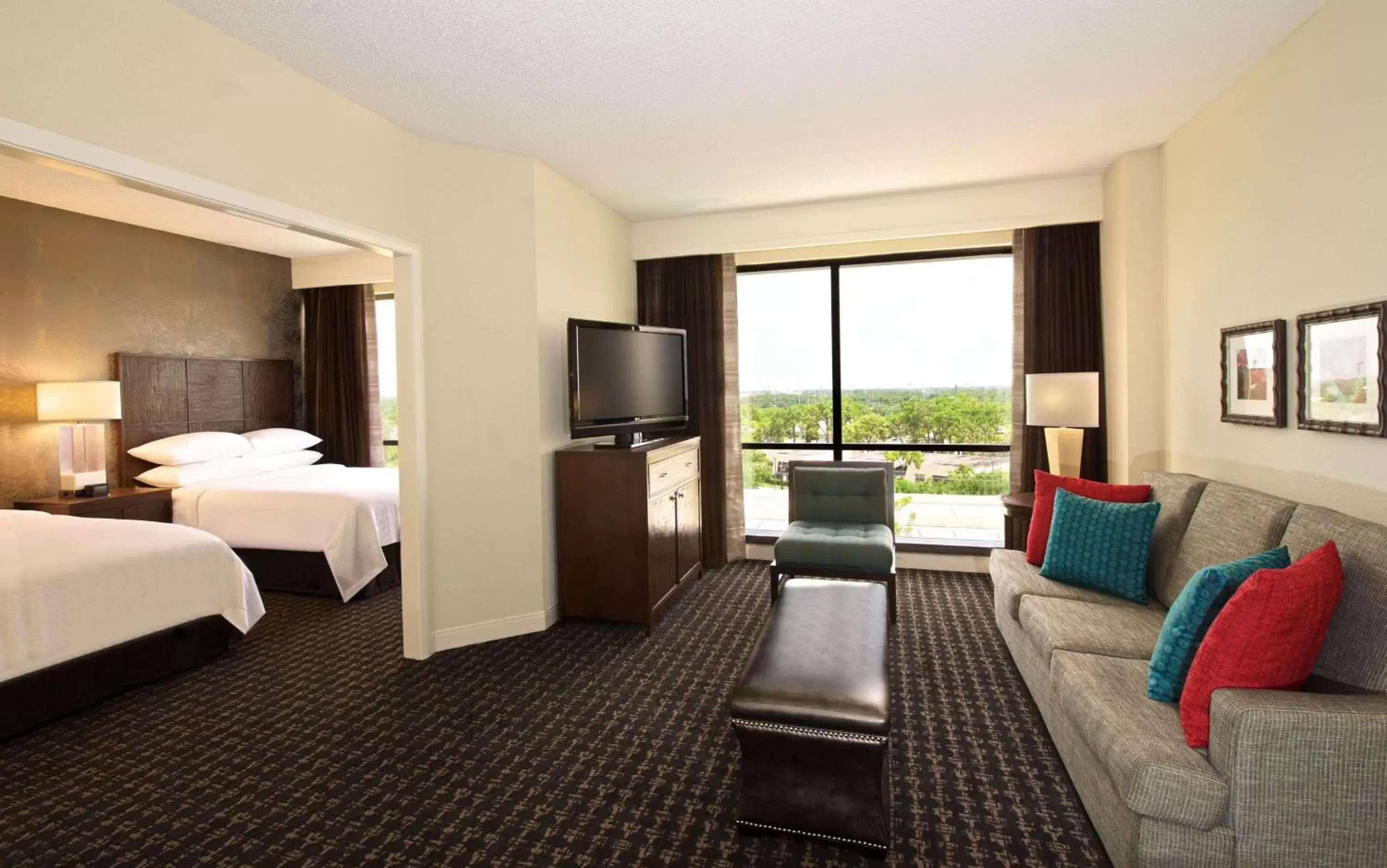 Premium Suite with Two Double Beds in Embassy Suites by Hilton Palm Beach Gardens PGA Boulevard Premium Suite with Two Double Beds in Embassy Suites by Hilton Palm Beach Gardens PGA Boulevard