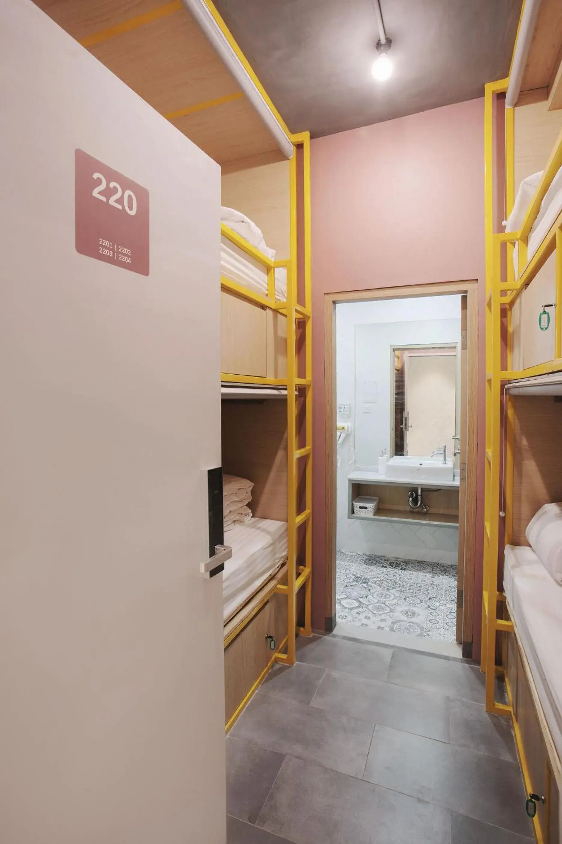 Bed in 4-Bed Female Dormitory Room in Konko Hostel Jakarta Bed in 4-Bed Female Dormitory Room in Konko Hostel Jakarta