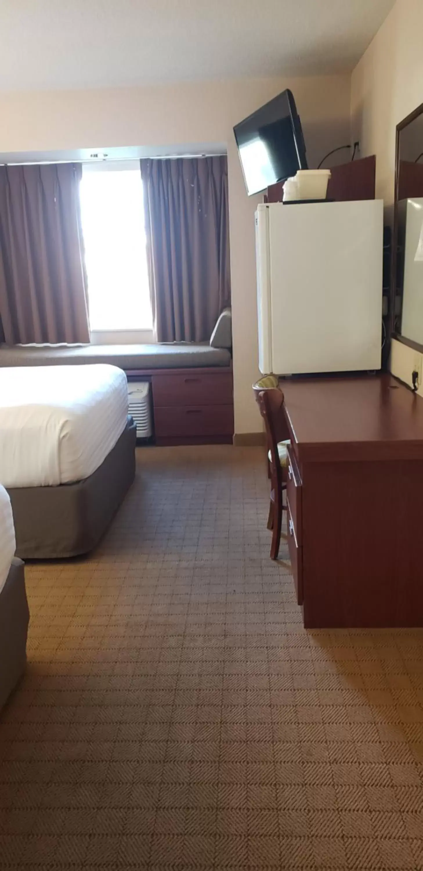 Queen Room with Two Queen Beds and Roll-In Shower - Mobility/Hearing Accessible - Non-Smoking in Microtel Inn & Suites by Wyndham Wellsville Queen Room with Two Queen Beds and Roll-In Shower - Mobility/Hearing Accessible - Non-Smoking in Microtel Inn & Suites by Wyndham Wellsville