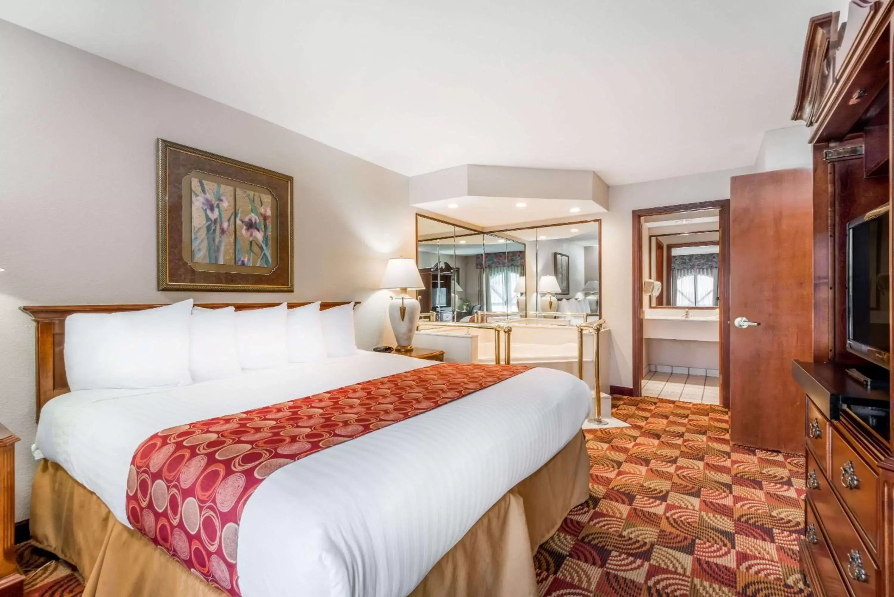 Presidential King Suite with Jettet Tub - Non-Smoking in Baymont by Wyndham Plainfield/ Indianapolis Arpt Area Presidential King Suite with Jettet Tub - Non-Smoking in Baymont by Wyndham Plainfield/ Indianapolis Arpt Area