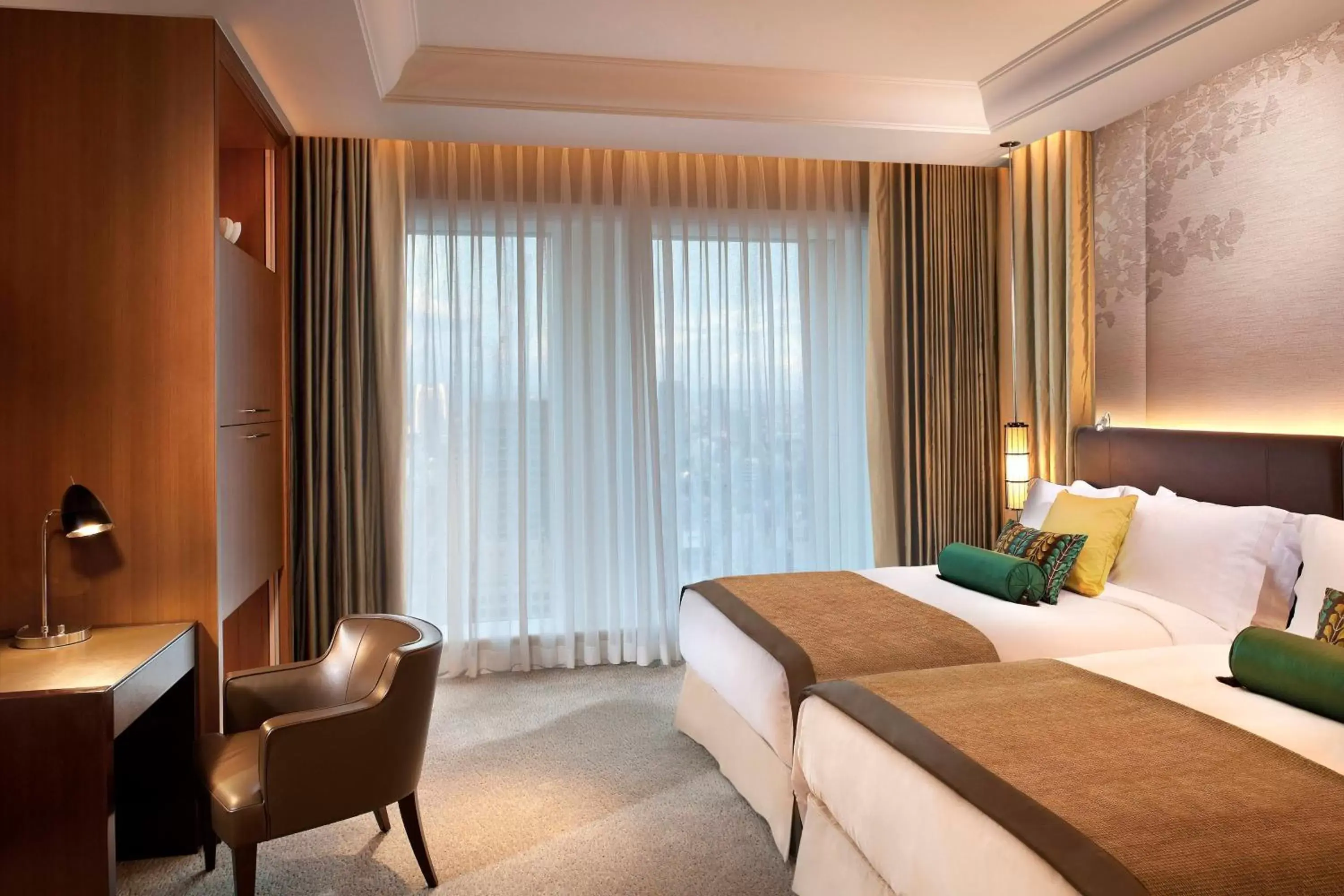 Deluxe Double Room with Two Double Beds and Skyline View in The St. Regis Osaka Deluxe Double Room with Two Double Beds and Skyline View in The St. Regis Osaka