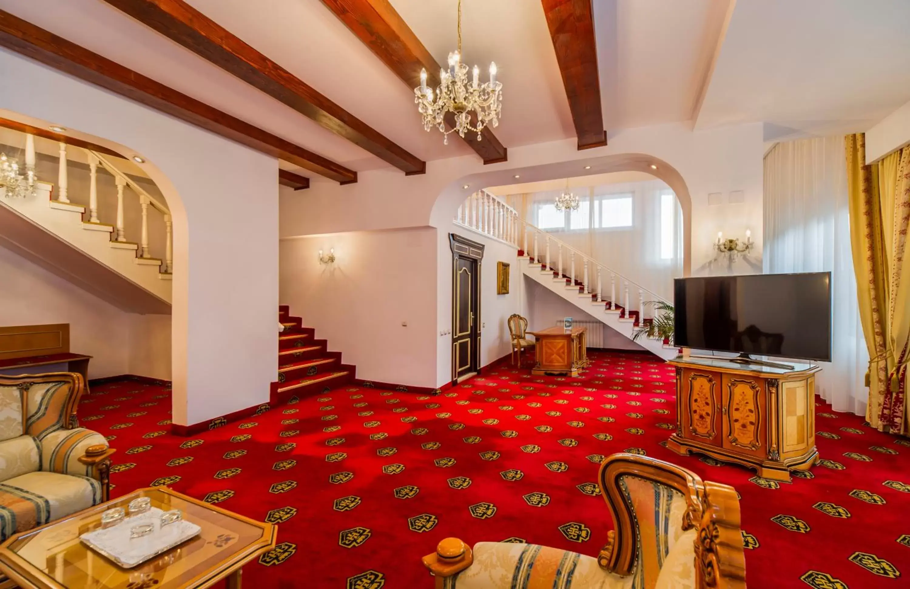 Deluxe Suite with Sauna and Balcony - single occupancy in Aurelius Imparatul Romanilor Hotel & SPA Deluxe Suite with Sauna and Balcony - single occupancy in Aurelius Imparatul Romanilor Hotel & SPA