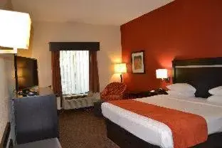 King Room with Mobility Access and Bathtub with Grab Bars, Non-Smoking in Days Inn by Wyndham Laurel MS King Room with Mobility Access and Bathtub with Grab Bars, Non-Smoking in Days Inn by Wyndham Laurel MS