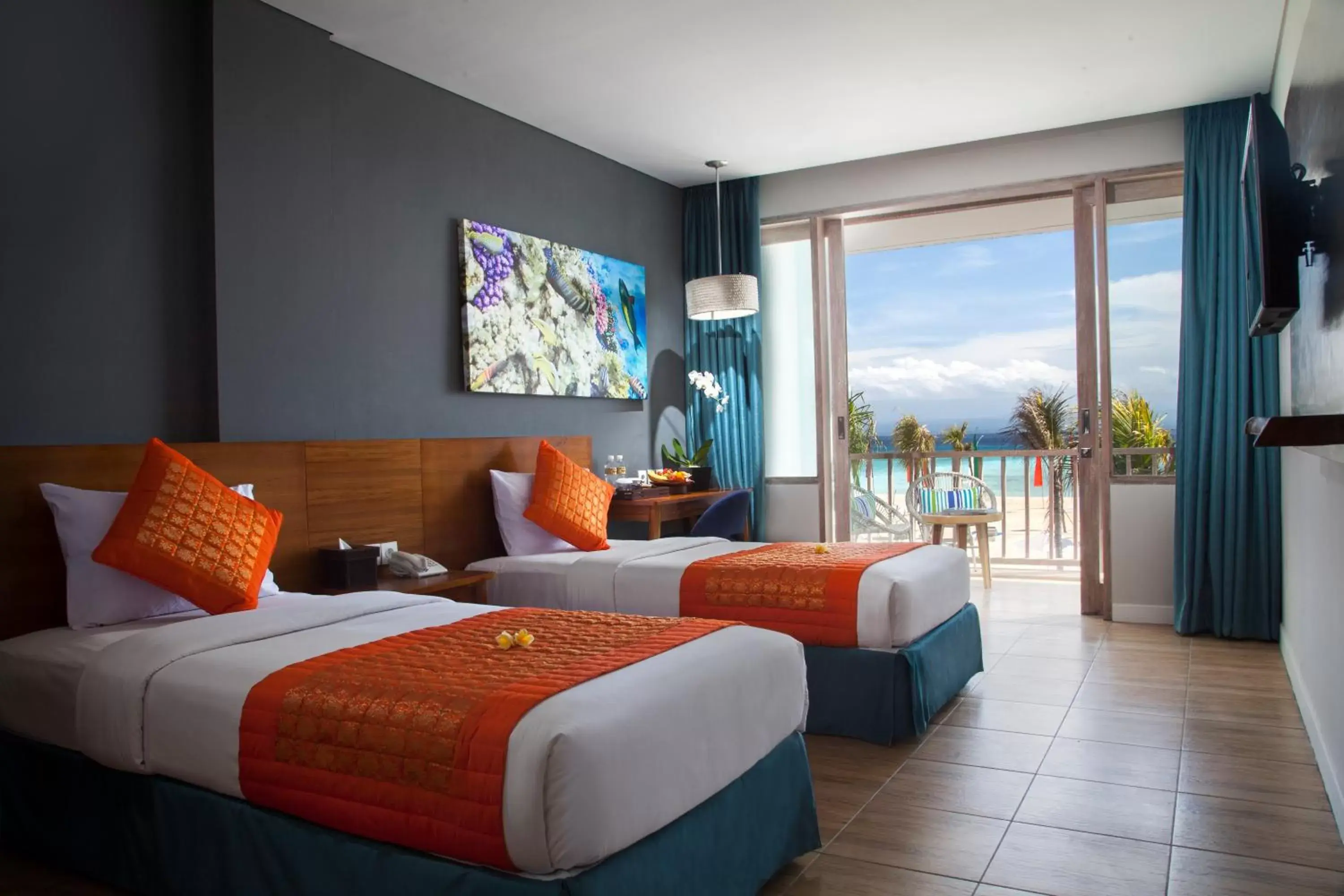 Double or Twin Room Beach Front in Mahagiri Resort Nusa Lembongan Double or Twin Room Beach Front in Mahagiri Resort Nusa Lembongan