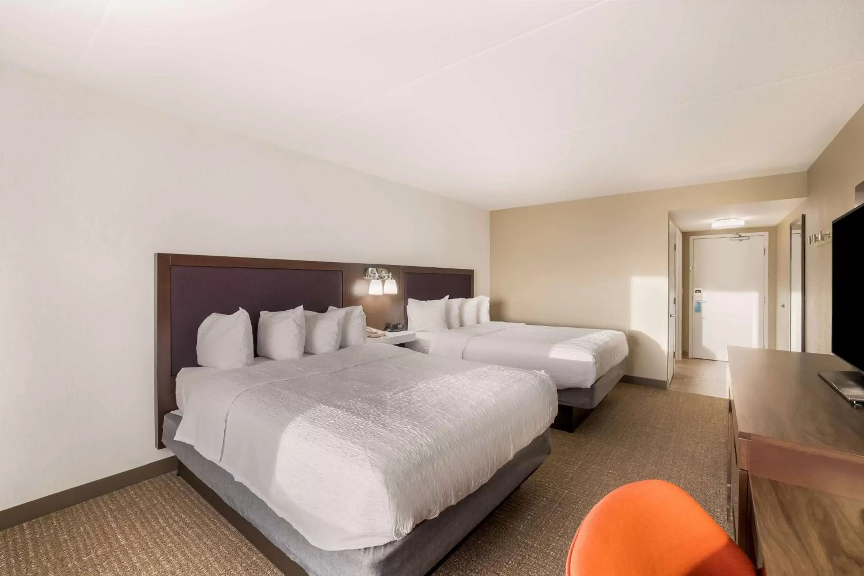 Queen Room with Two Queen Beds - Hearing Accessible in Hampton Inn McHenry Queen Room with Two Queen Beds - Hearing Accessible in Hampton Inn McHenry
