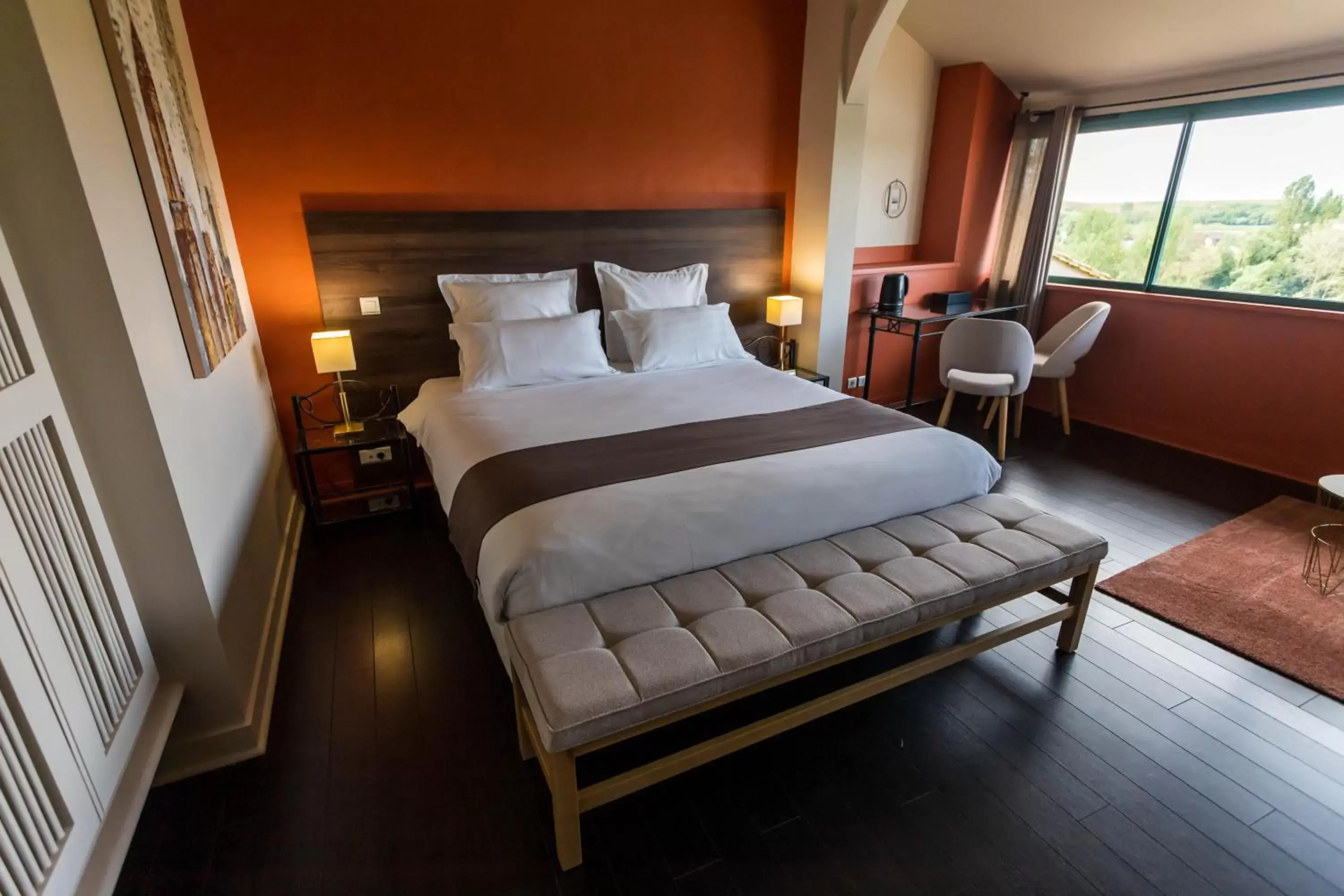 Double Room in HOTEL restaurant CÔTE GARONNE le BALCON DES DAMES - Tonneins Marmande Agen - chambres climatisées Double Room in HOTEL restaurant CÔTE GARONNE le BALCON DES DAMES - Tonneins Marmande Agen - chambres climatisées