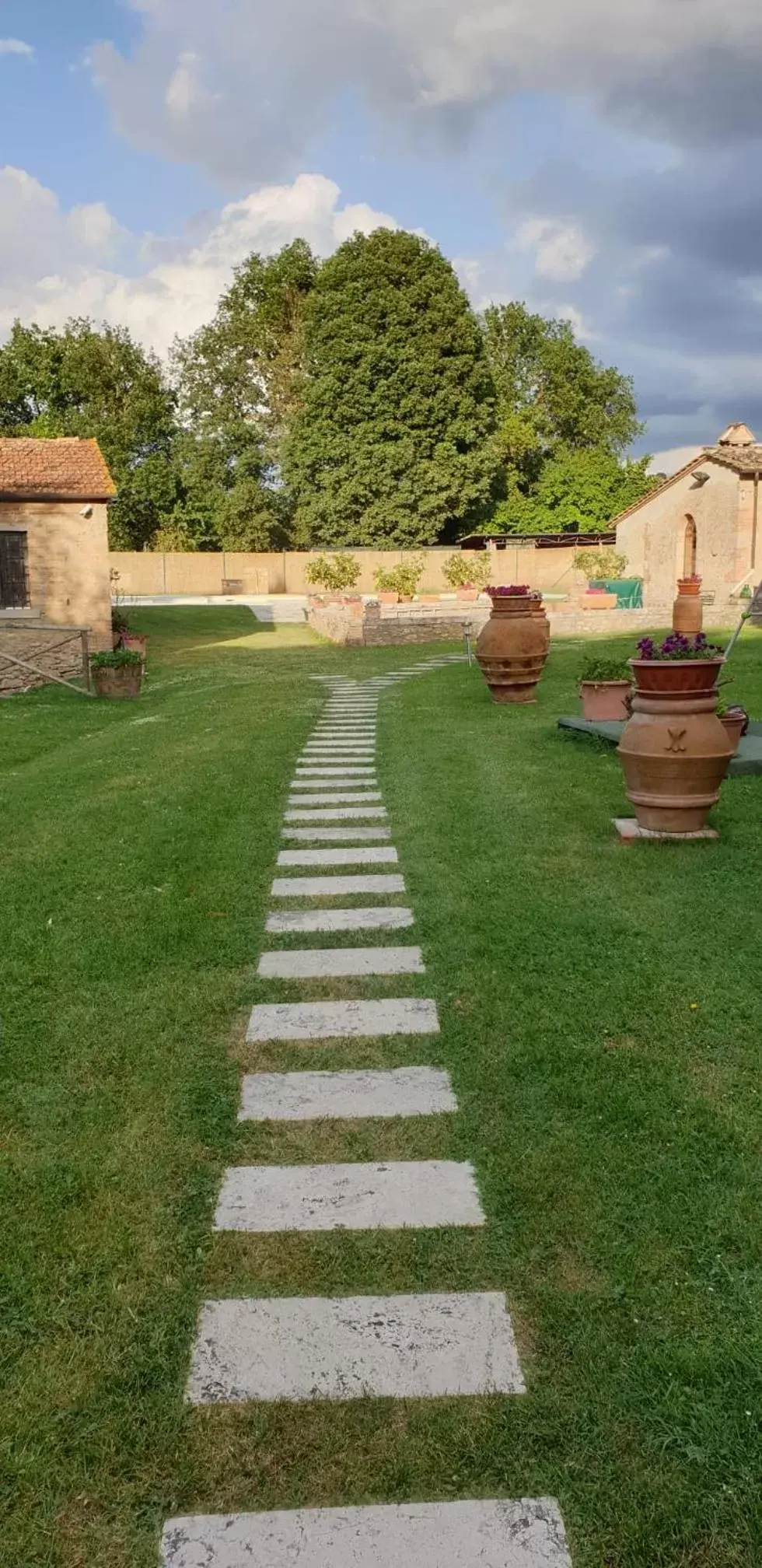 Garden in Villa Bruna Garden in Villa Bruna