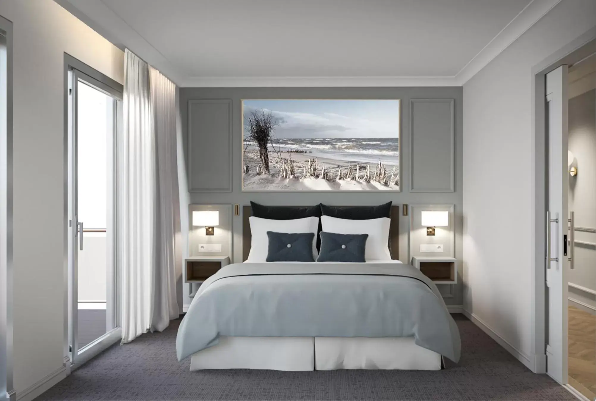 Junior Suite with Balcony in Hotel Strandperle Junior Suite with Balcony in Hotel Strandperle