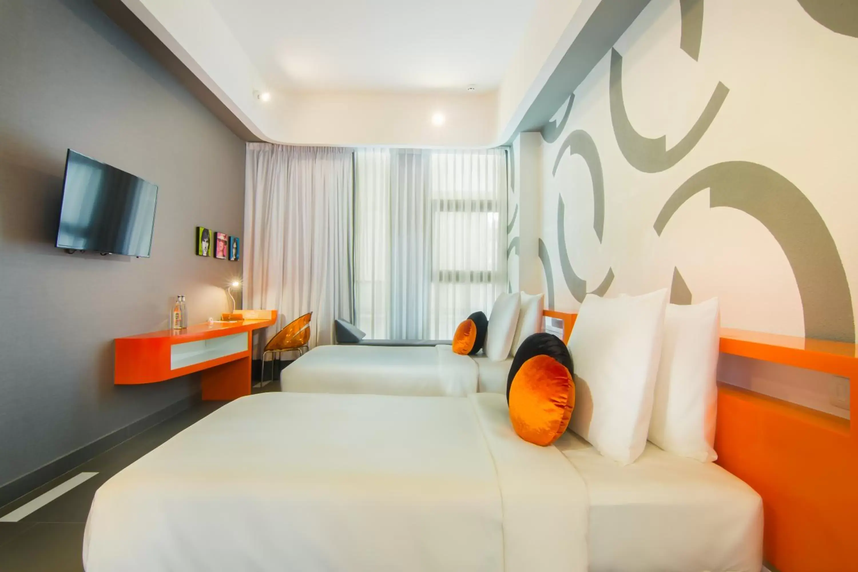 Deluxe Twin Bed in SUN & MOON, Urban Hotel Deluxe Twin Bed in SUN & MOON, Urban Hotel