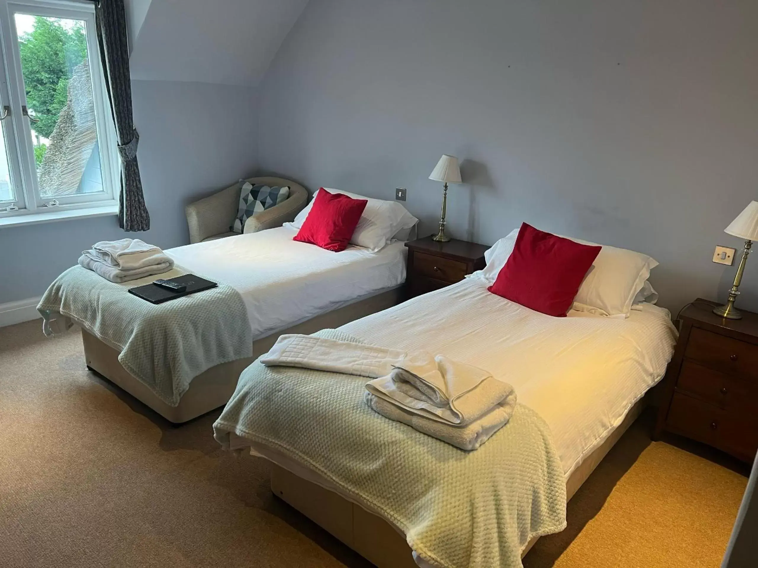 Twin Room with Shower in The George Inn Twin Room with Shower in The George Inn