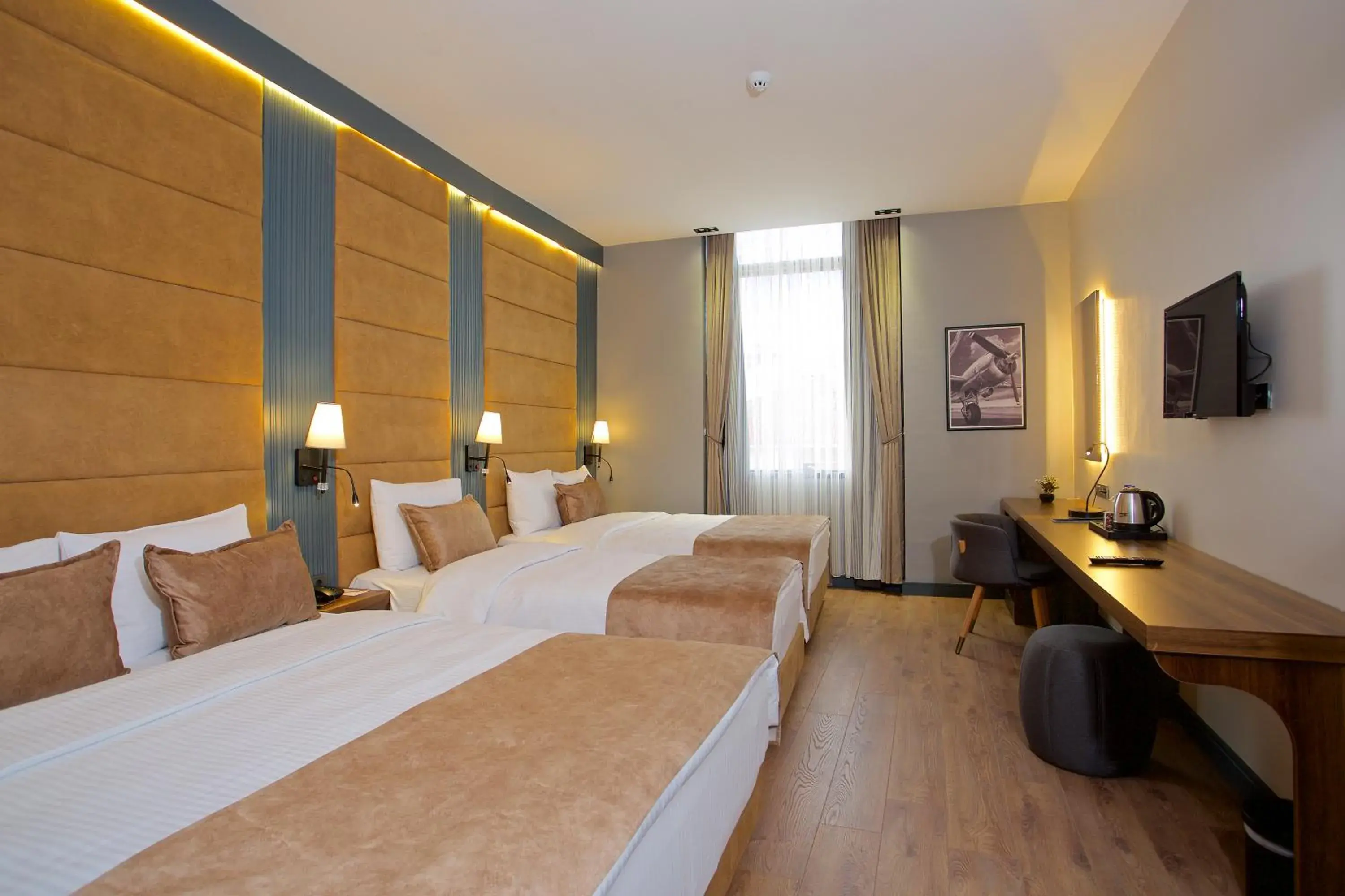 Quadruple Deluxe Room in Istanbul New Airport Hotel Trademark Collection by Wyndham Quadruple Deluxe Room in Istanbul New Airport Hotel Trademark Collection by Wyndham