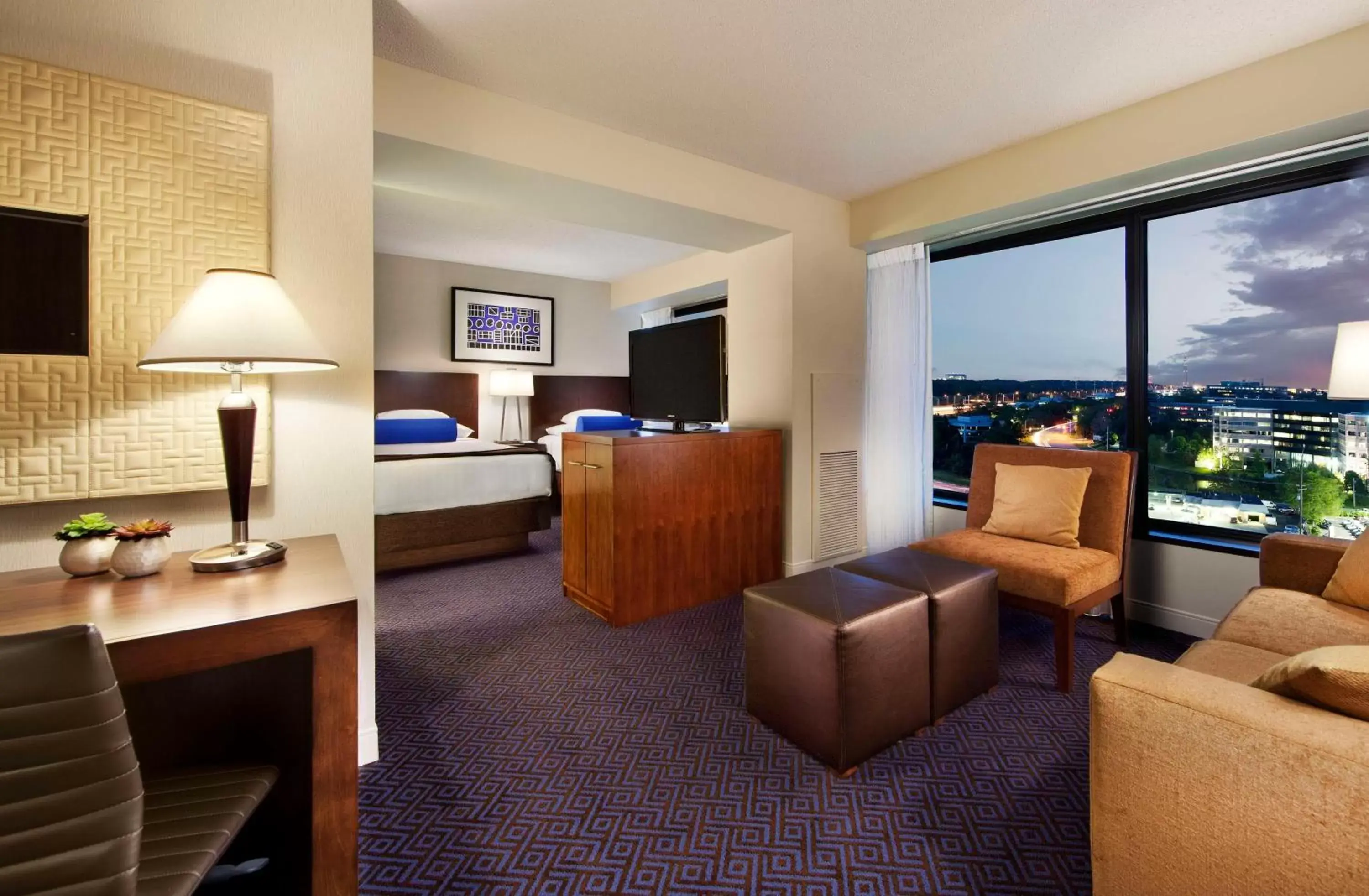 Double Room with Two Double Beds in Hyatt Regency Lisle near Naperville Double Room with Two Double Beds in Hyatt Regency Lisle near Naperville