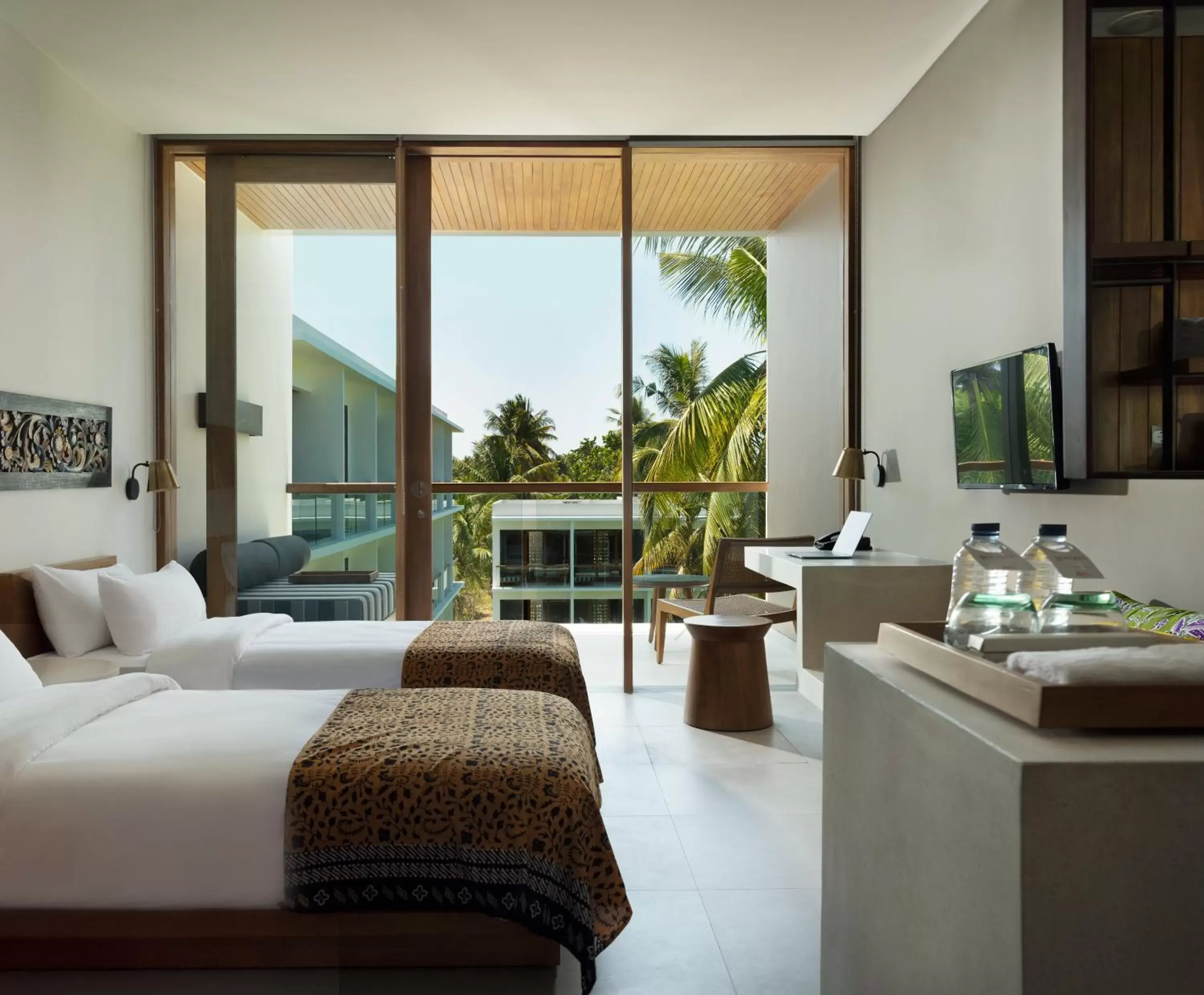 Deluxe Twin Room in Dialoog Banyuwangi Deluxe Twin Room in Dialoog Banyuwangi