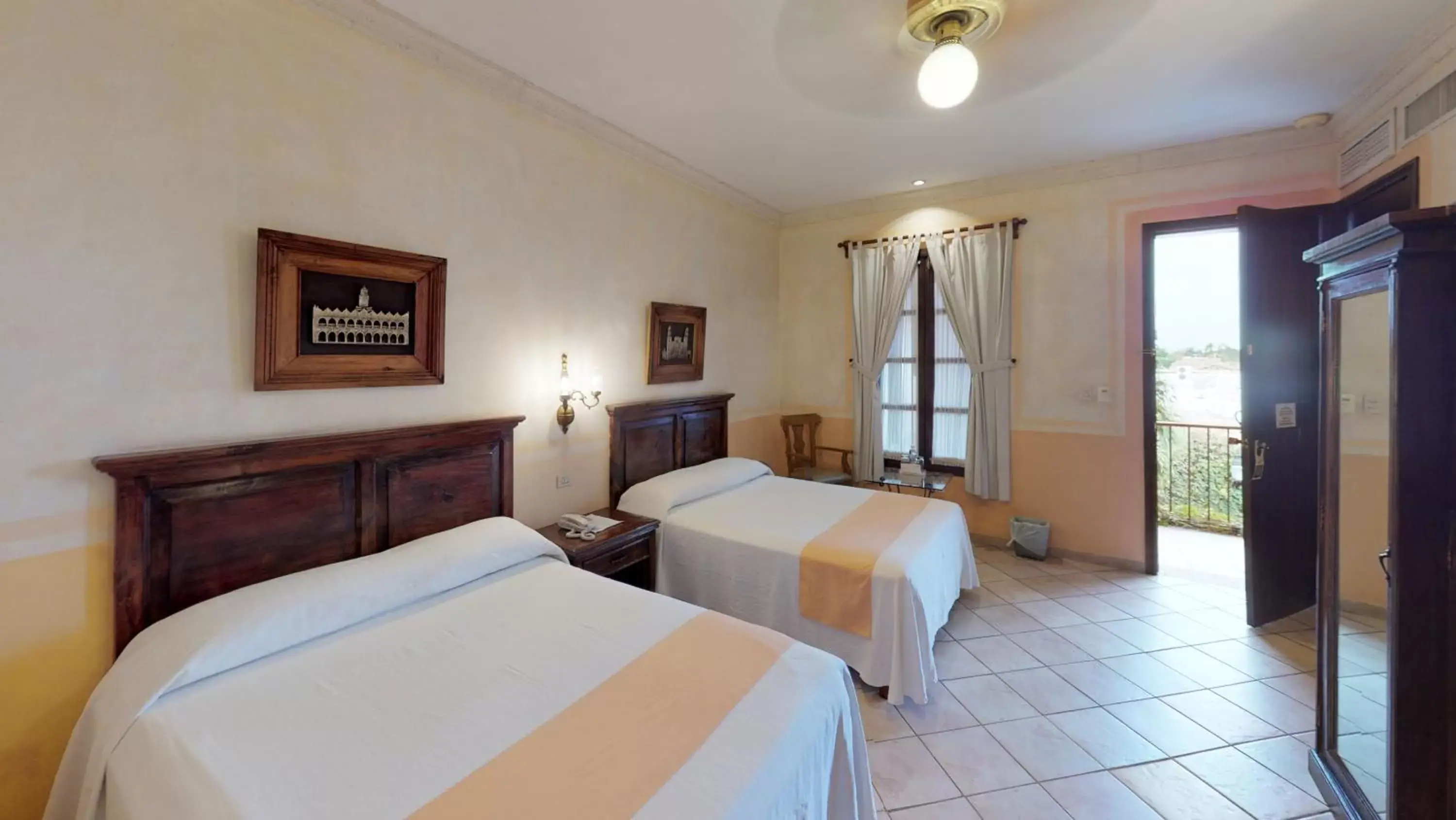 Standard Two Double Beds Room in Hotel Boutique La Mision De Fray Diego Standard Two Double Beds Room in Hotel Boutique La Mision De Fray Diego