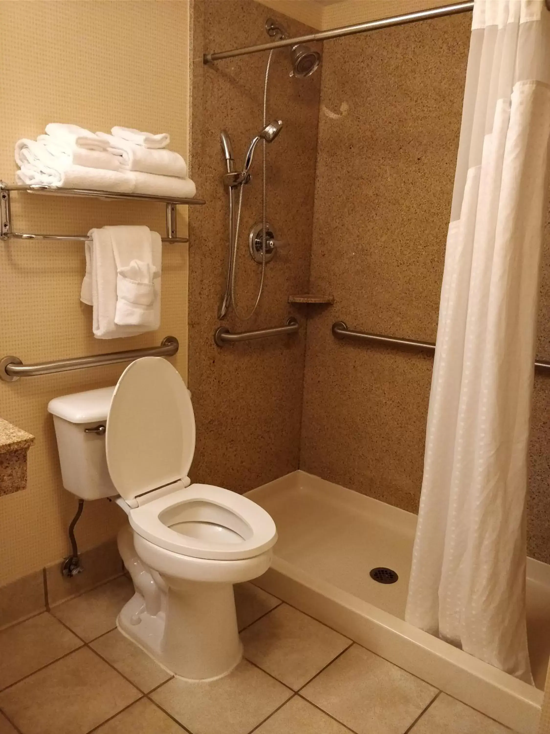 King Room with Mobility Accessible Trans Shower in Holiday Inn Canton-Belden Village by IHG King Room with Mobility Accessible Trans Shower in Holiday Inn Canton-Belden Village by IHG