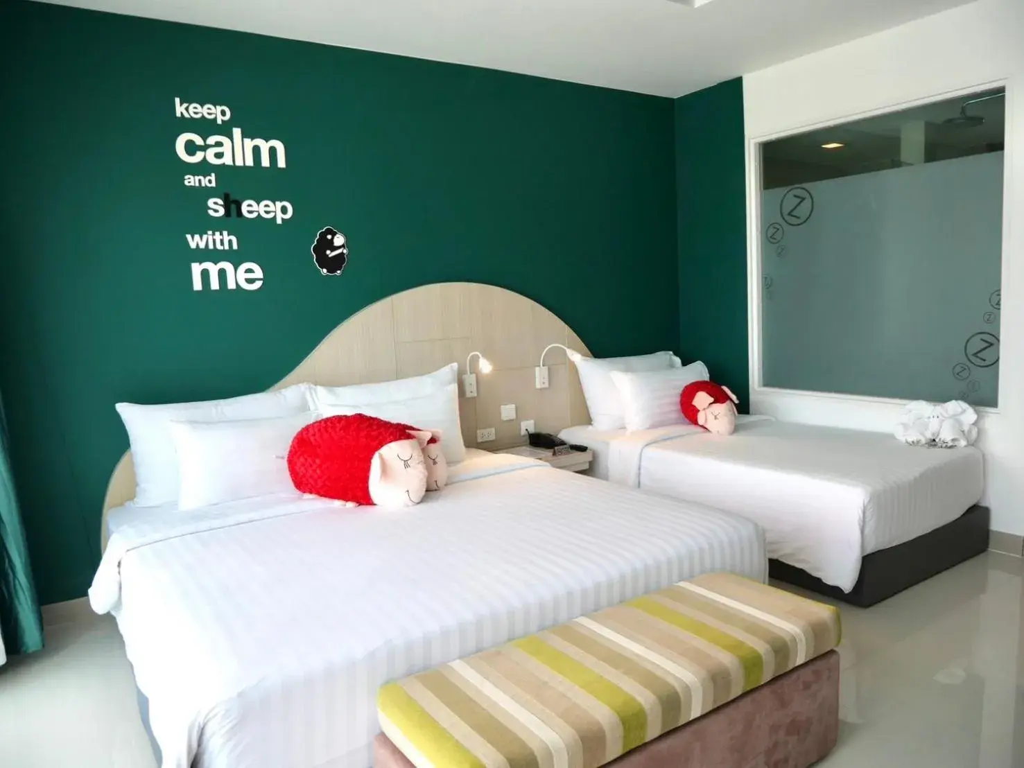 Deluxe Double Room with Spa Bath in SLEEP WITH ME HOTEL design hotel @ patong (SHA Plus+) Deluxe Double Room with Spa Bath in SLEEP WITH ME HOTEL design hotel @ patong (SHA Plus+)