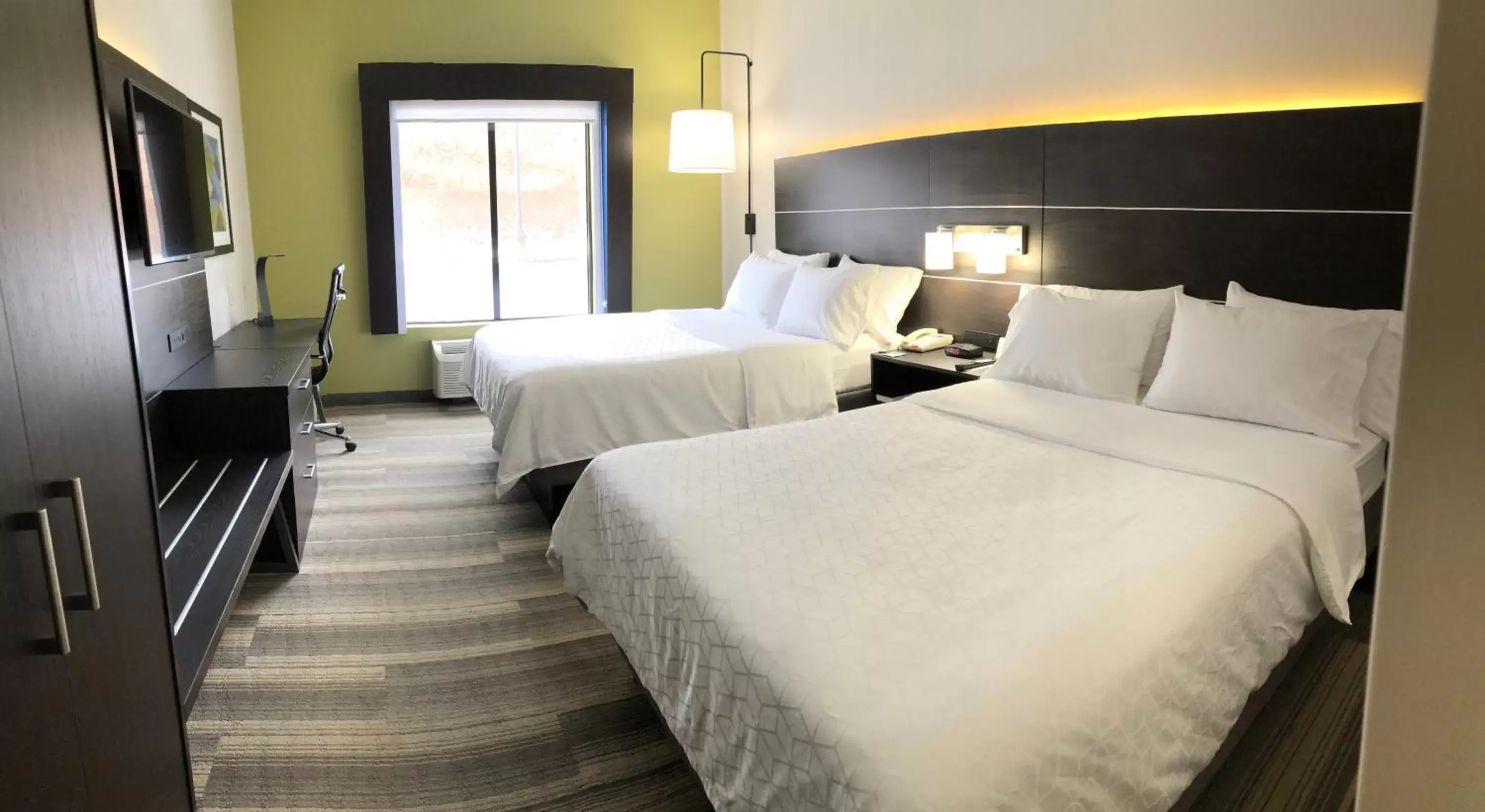 Queen Room with Two Queen Beds with Mobility Accessible Tub - Non-Smoking in Holiday Inn Express Hotel & Suites Newton Sparta, an IHG Hotel Queen Room with Two Queen Beds with Mobility Accessible Tub - Non-Smoking in Holiday Inn Express Hotel & Suites Newton Sparta, an IHG Hotel