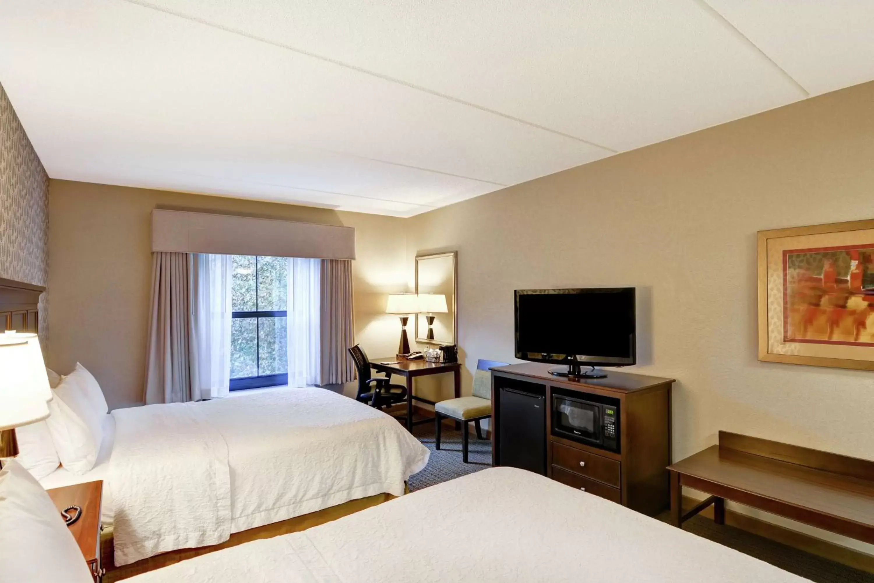 Room with Two Queen Beds - Non-Smoking in Hampton Inn Tunkhannock Room with Two Queen Beds - Non-Smoking in Hampton Inn Tunkhannock