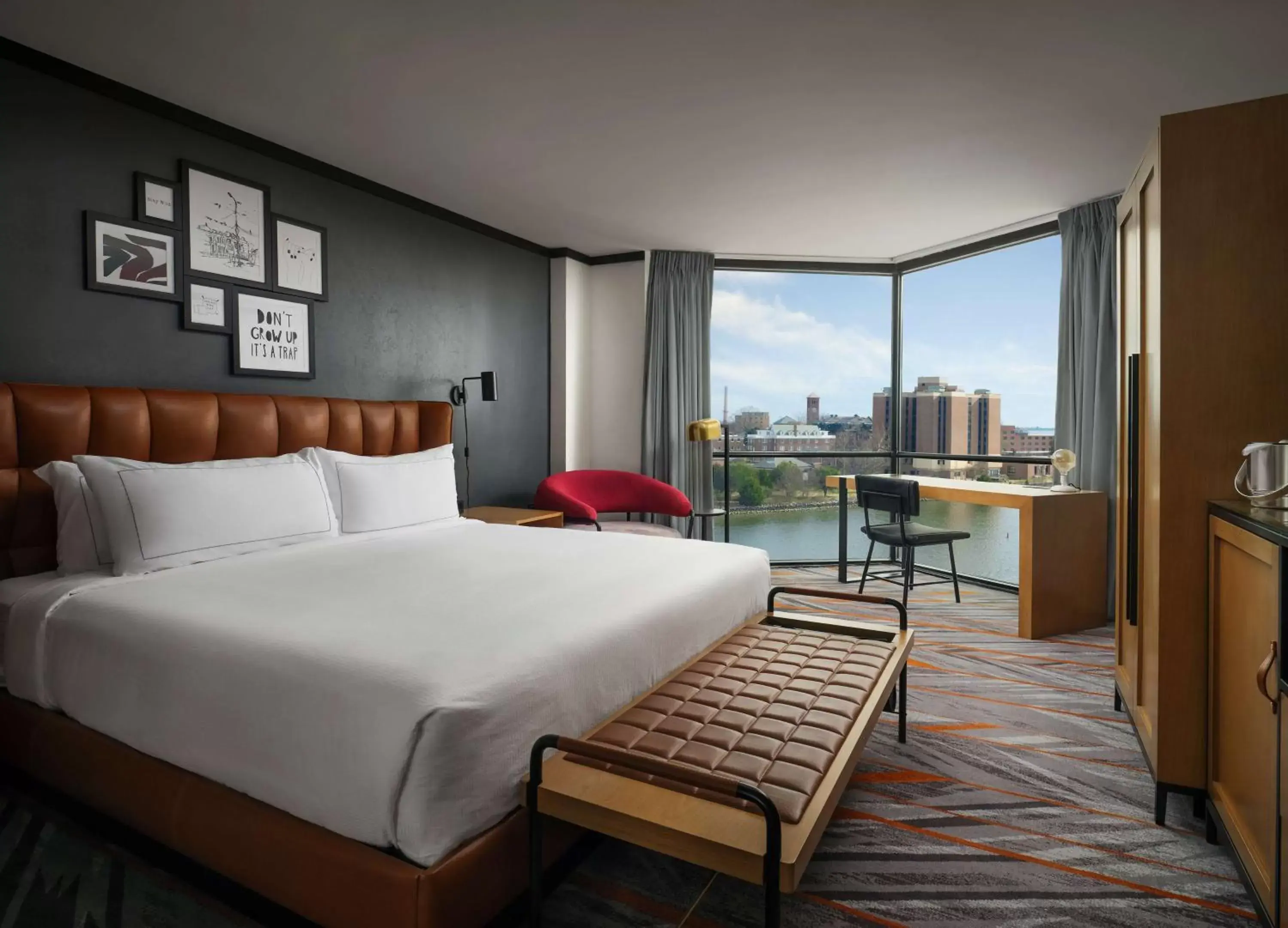 King Room with Water View in The Landing at Hampton Marina, Tapestry Collection by Hilton King Room with Water View in The Landing at Hampton Marina, Tapestry Collection by Hilton