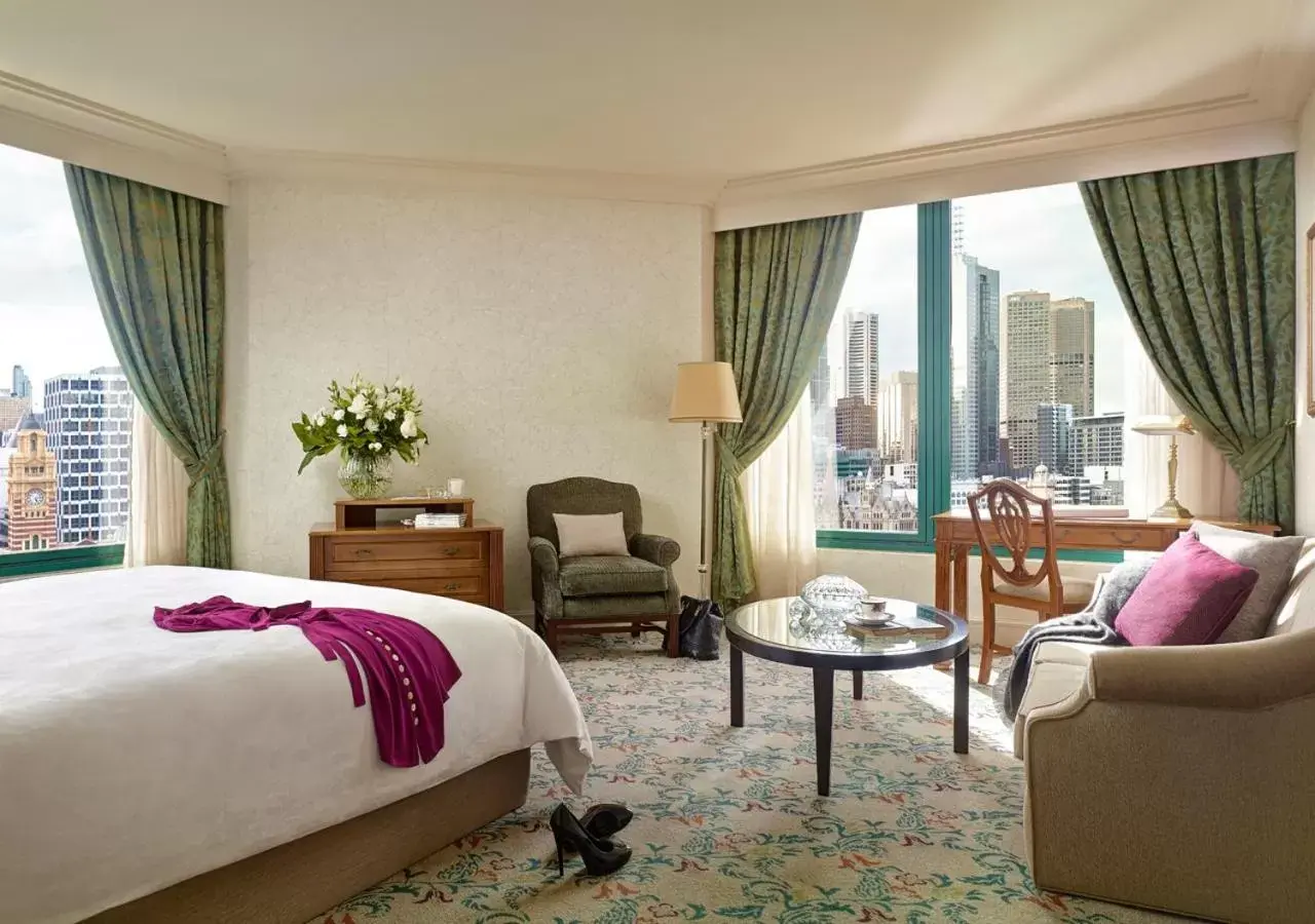 Executive River Corner King in The Langham Melbourne Executive River Corner King in The Langham Melbourne