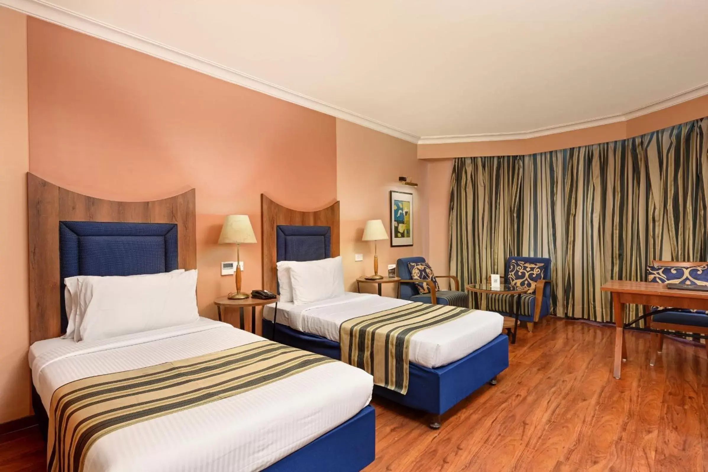 Superior Double or Twin Room with Pool View - single occupancy in The Cama - A Sabarmati Riverfront Hotel Superior Double or Twin Room with Pool View - single occupancy in The Cama - A Sabarmati Riverfront Hotel