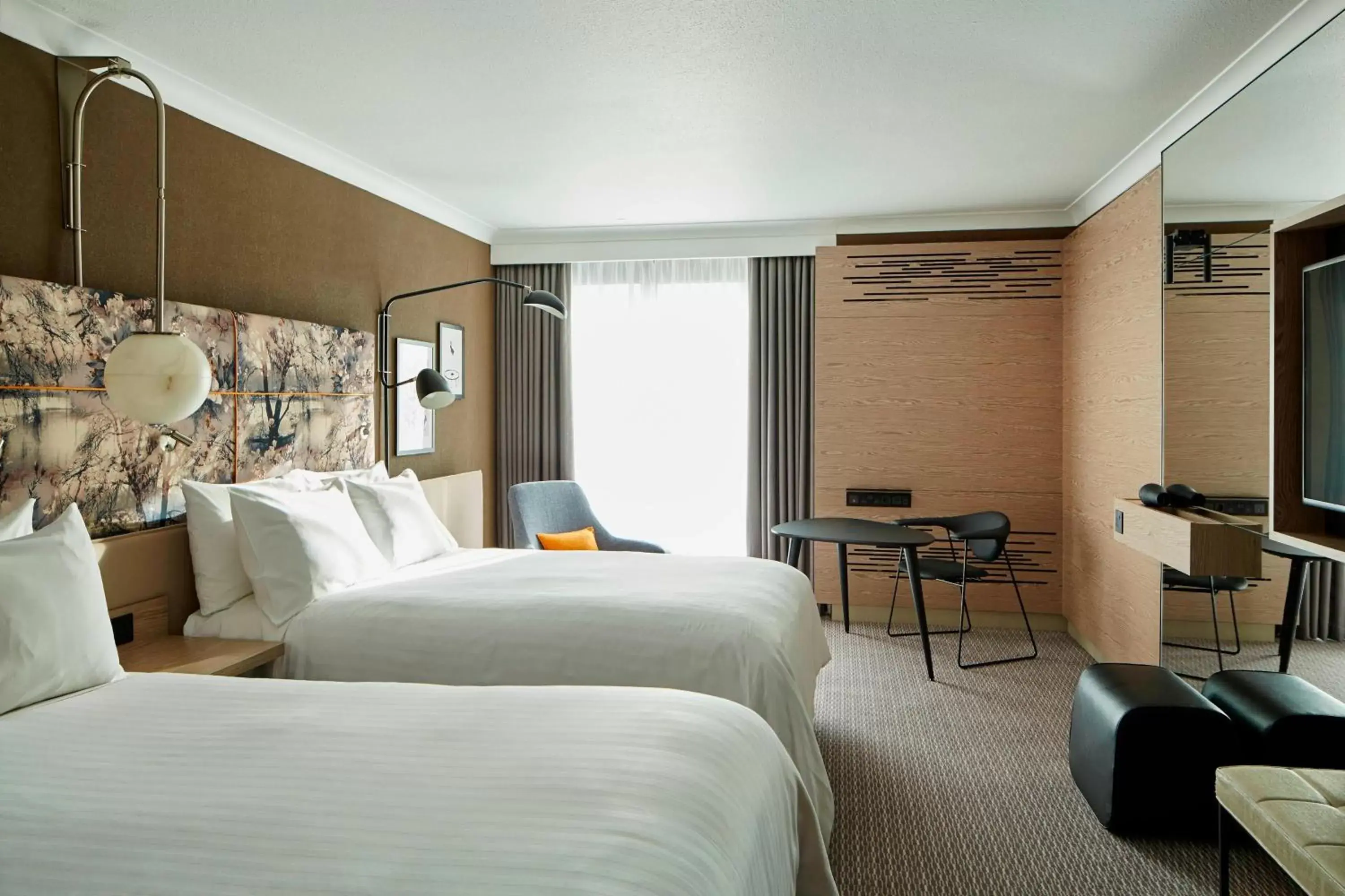 Superior Family Room with Two Double Beds - High Floor in London Marriott Hotel Regents Park Superior Family Room with Two Double Beds - High Floor in London Marriott Hotel Regents Park