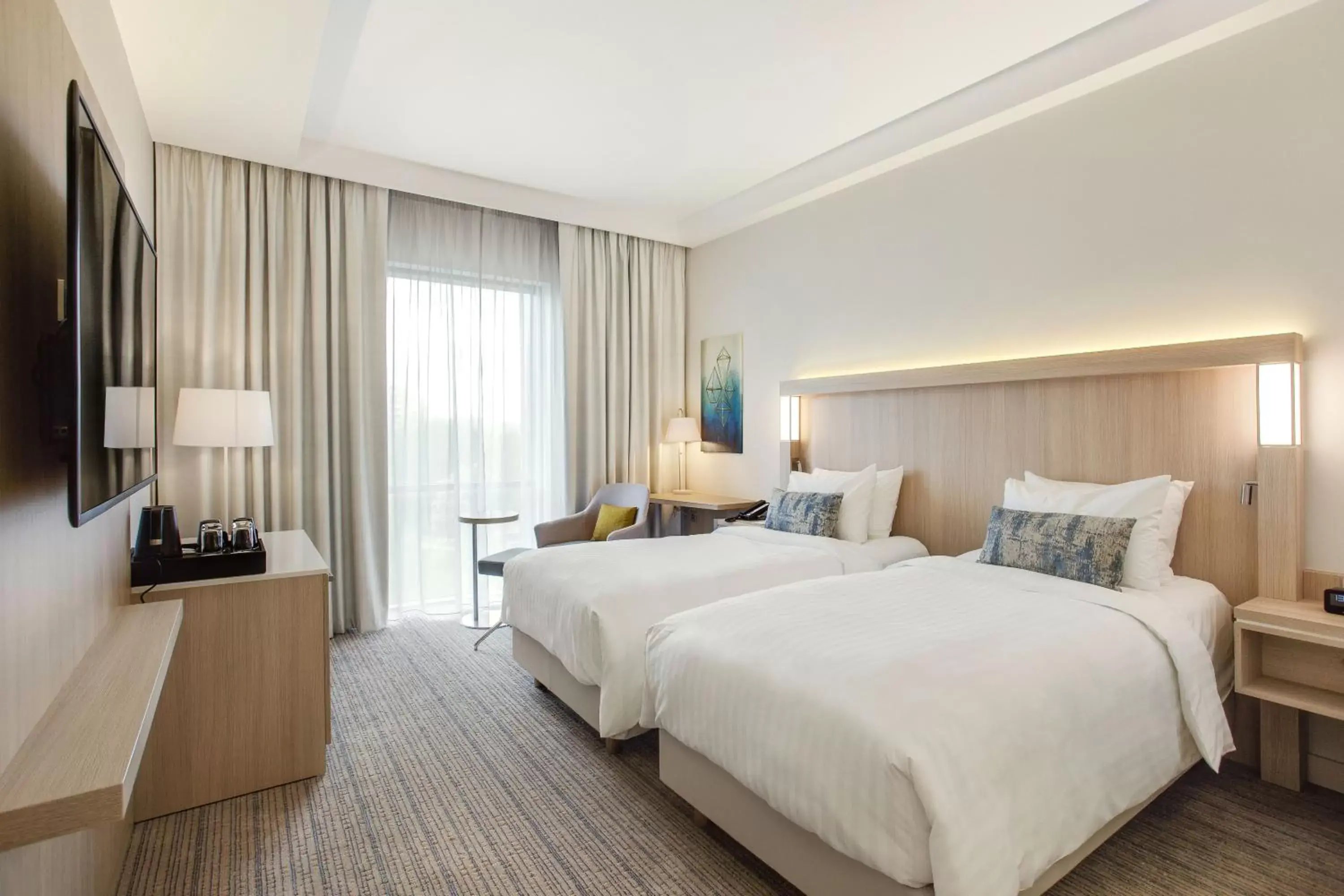 Twin Room in Courtyard by Marriott Vilnius City Center Twin Room in Courtyard by Marriott Vilnius City Center