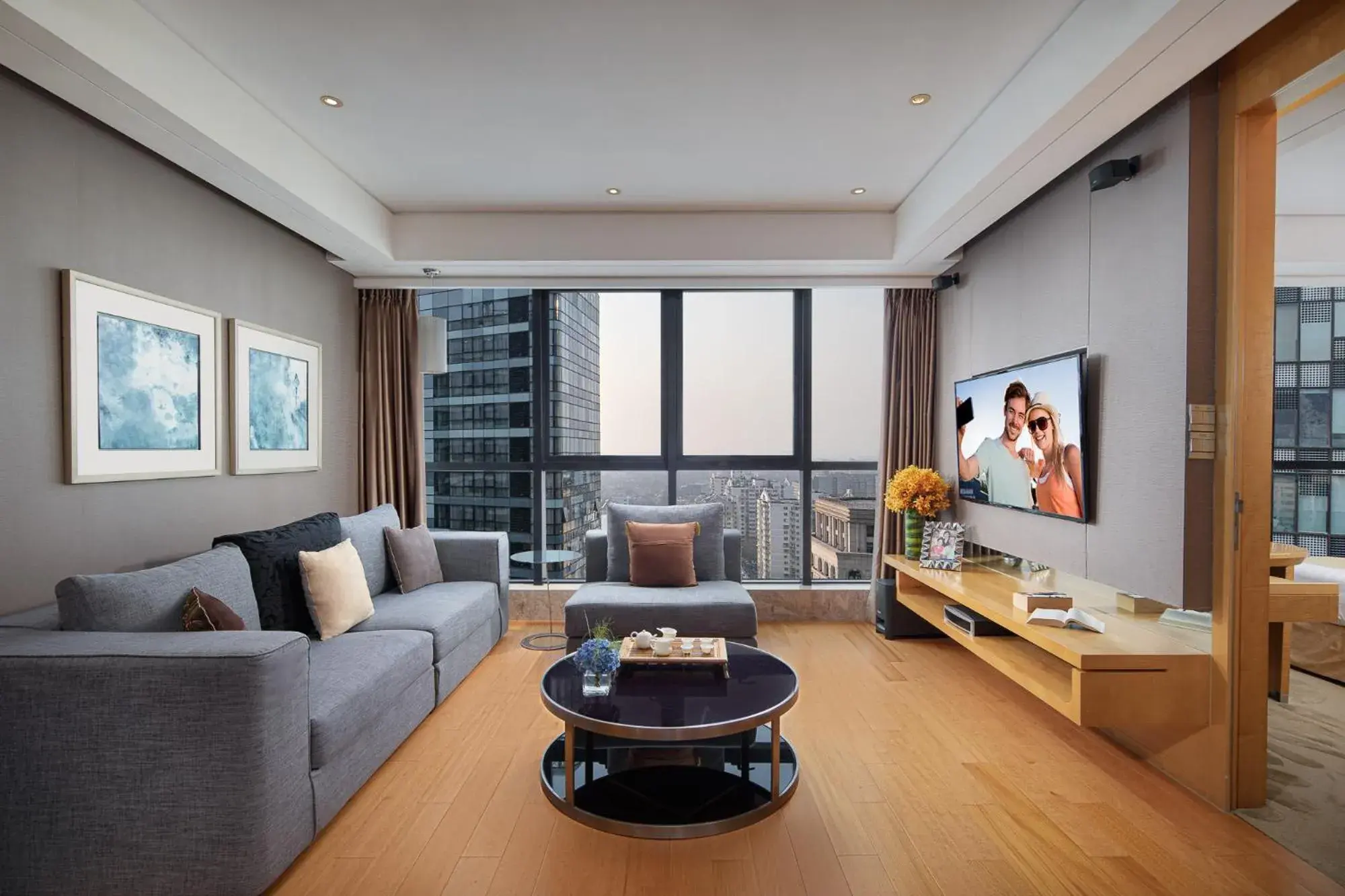 Premier One-Bedroom Apartment in Ascott Raffles City Beijing Premier One-Bedroom Apartment in Ascott Raffles City Beijing
