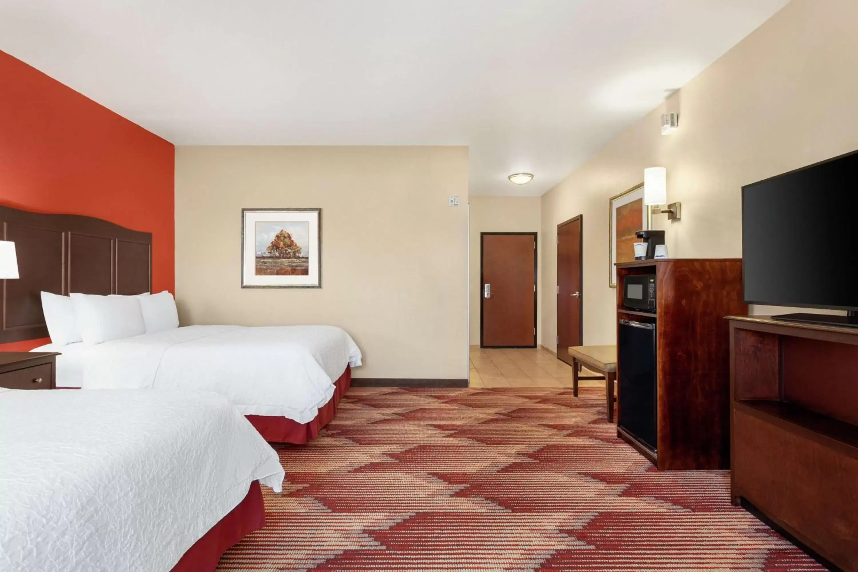 Queen Room with Two Queen Beds - Mobility and Hearing Access/Non-Smoking in Hampton Inn Sulphur Springs Queen Room with Two Queen Beds - Mobility and Hearing Access/Non-Smoking in Hampton Inn Sulphur Springs