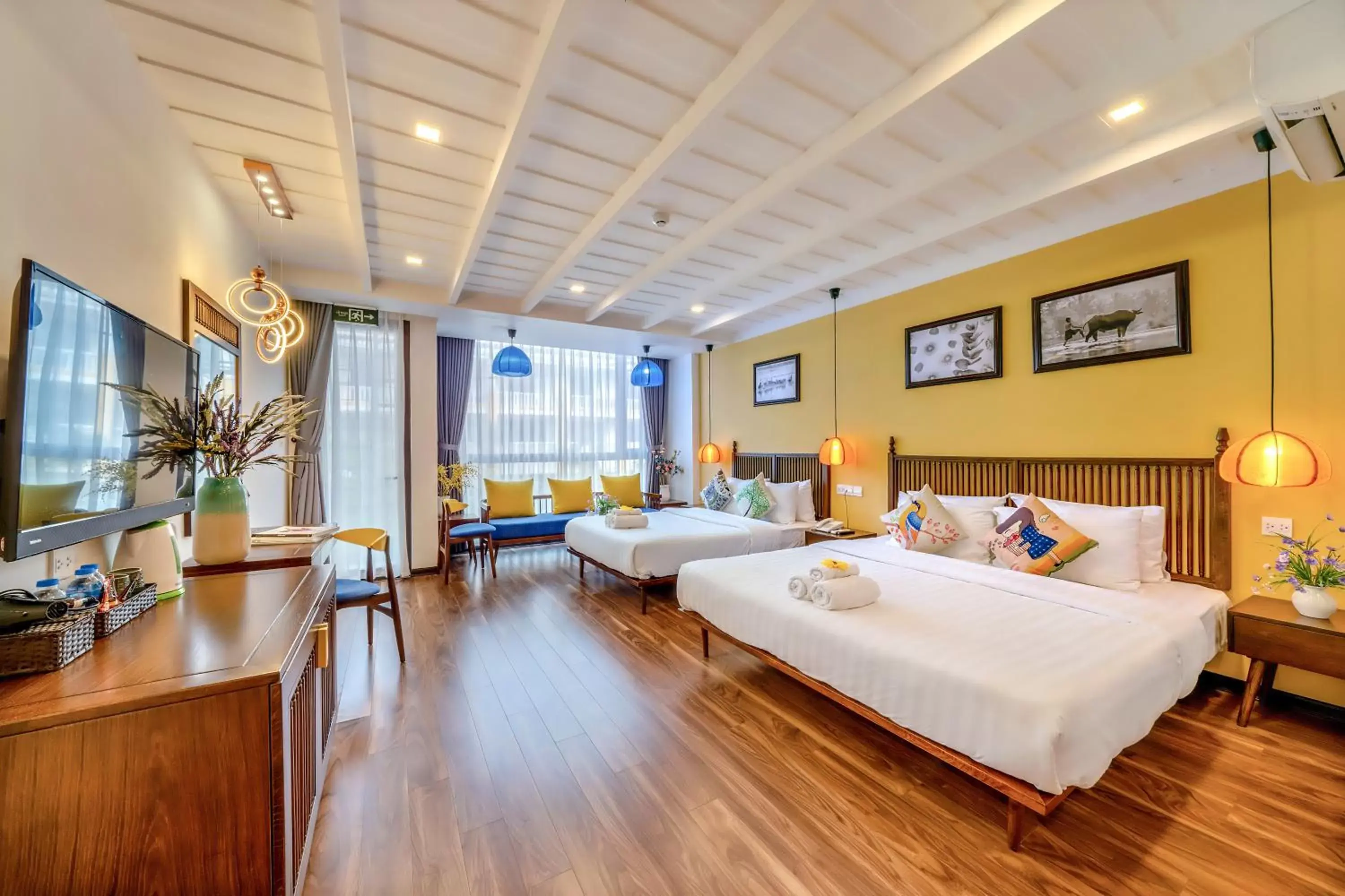 Deluxe Family Room in Son Trang Hotel Hoi An Deluxe Family Room in Son Trang Hotel Hoi An