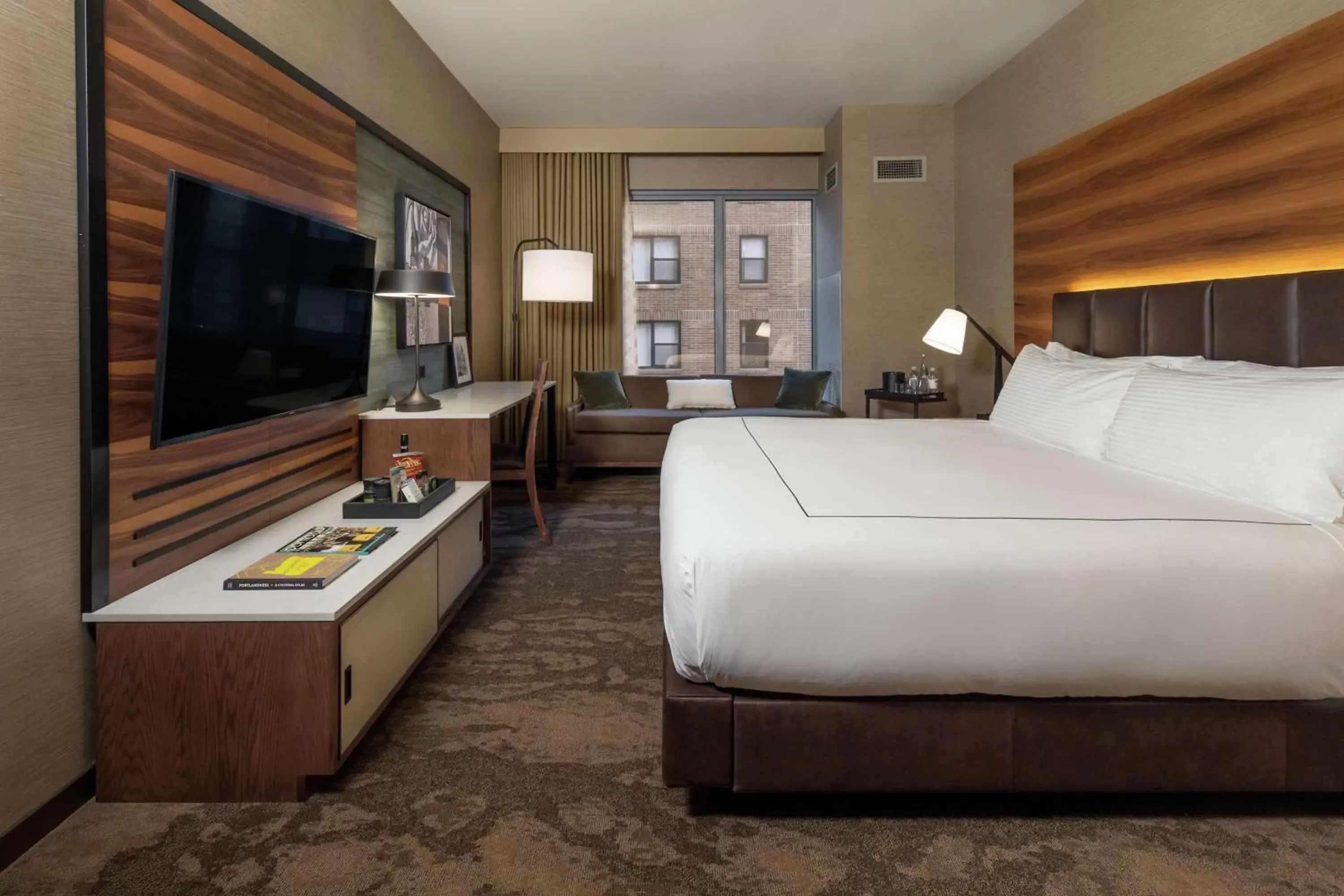 King Room with Sofa Bed in The Porter Portland, Curio Collection By Hilton King Room with Sofa Bed in The Porter Portland, Curio Collection By Hilton