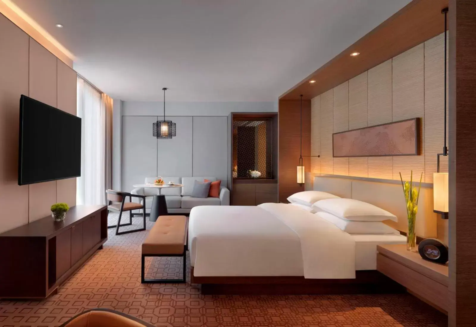 Deluxe King Room - Club Access in Hyatt Regency Zhenjiang Deluxe King Room - Club Access in Hyatt Regency Zhenjiang
