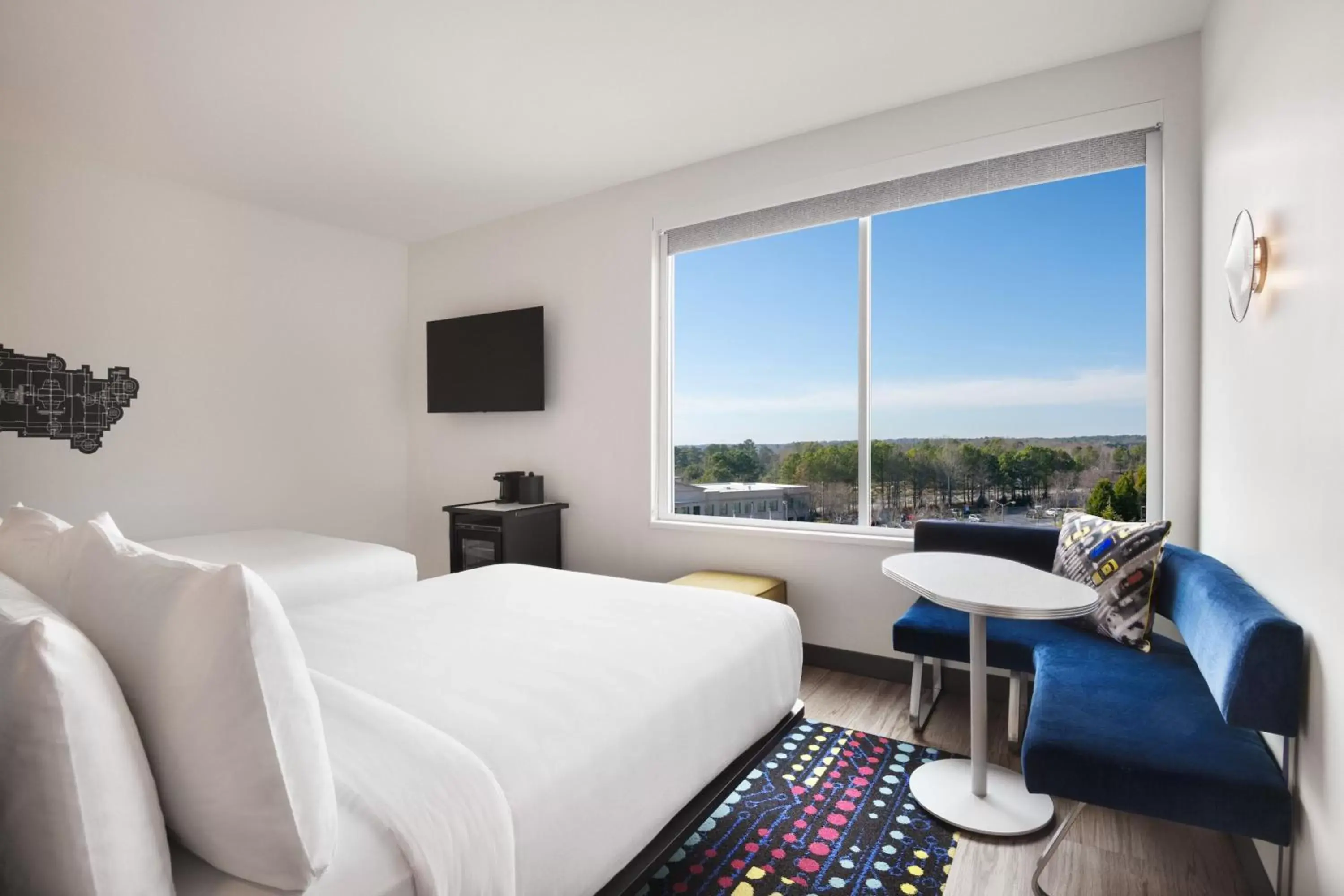 Queen Room with Two Queen Beds - Hearing Accessible in Aloft Lawrenceville Sugarloaf Queen Room with Two Queen Beds - Hearing Accessible in Aloft Lawrenceville Sugarloaf