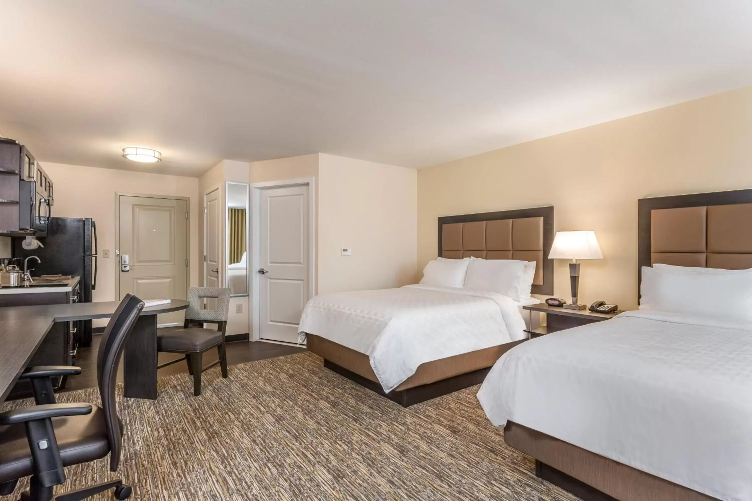 Studio Suite with Two Queen - Hearing Mobility and Accessible Tub in Candlewood Suites Bensalem - Philadelphia Area by IHG Studio Suite with Two Queen - Hearing Mobility and Accessible Tub in Candlewood Suites Bensalem - Philadelphia Area by IHG